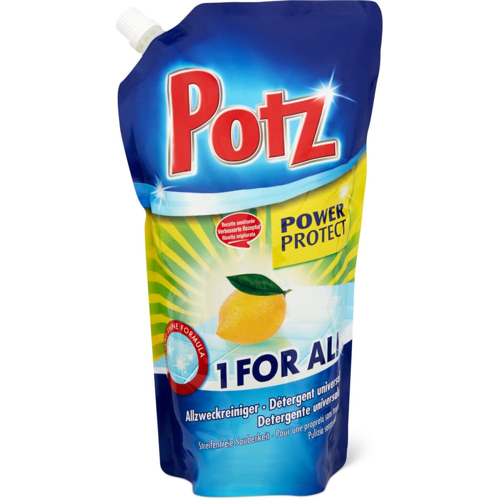 Potz · Detergente universale · Power-Protect, Quick Dry