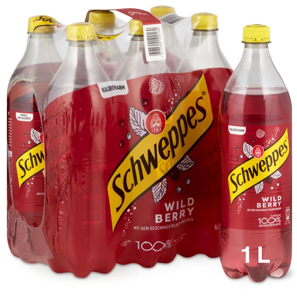 Schweppes Wild Berry kalorienarm • Migros