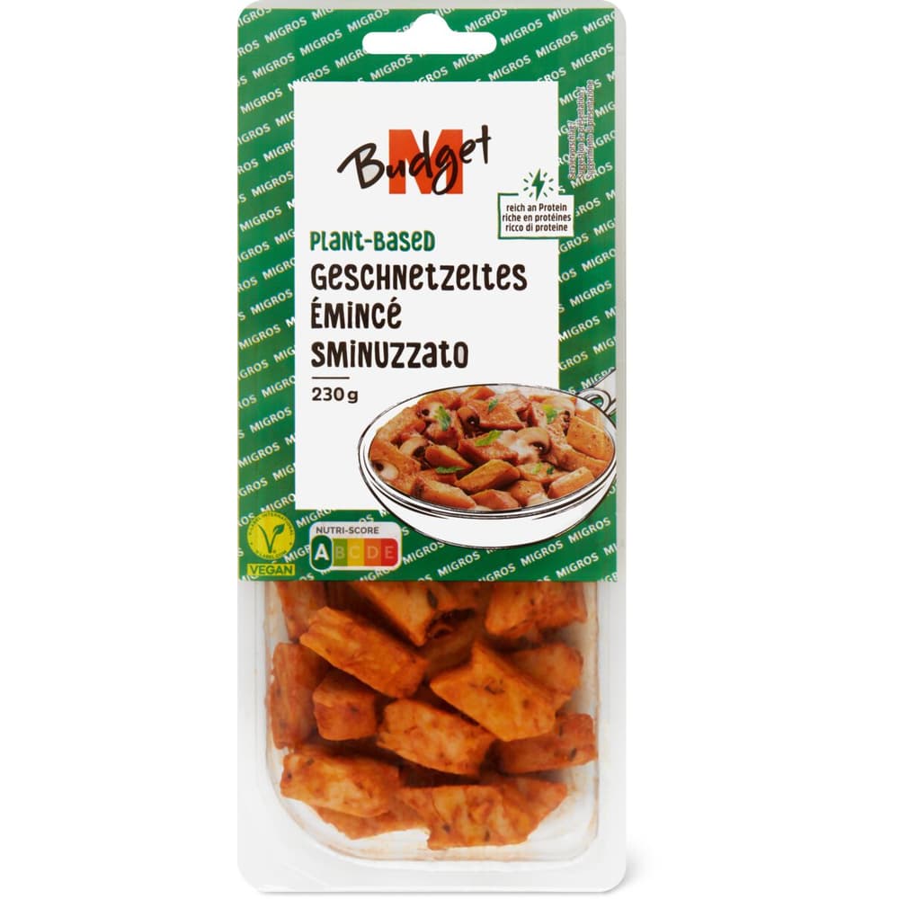 M-Budget · Geschnetzeltes · Vegan • Migros