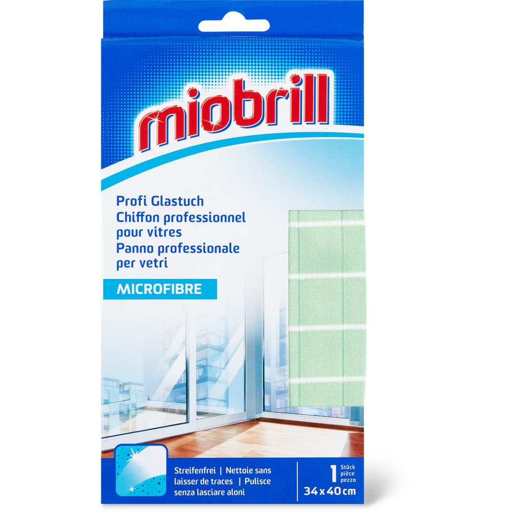 Achat Chiffon professionnel pour vitres en microfibre • Migros