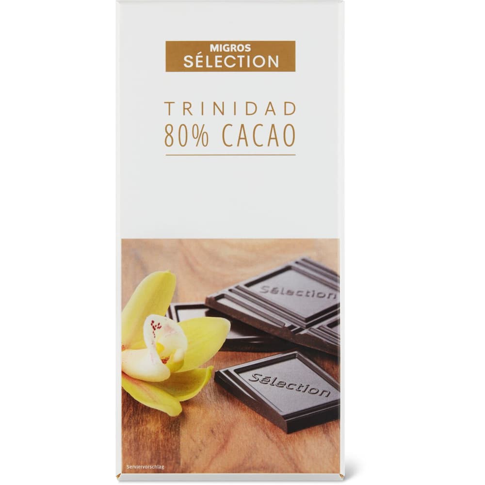 Tablette de chocolat 80% cacao