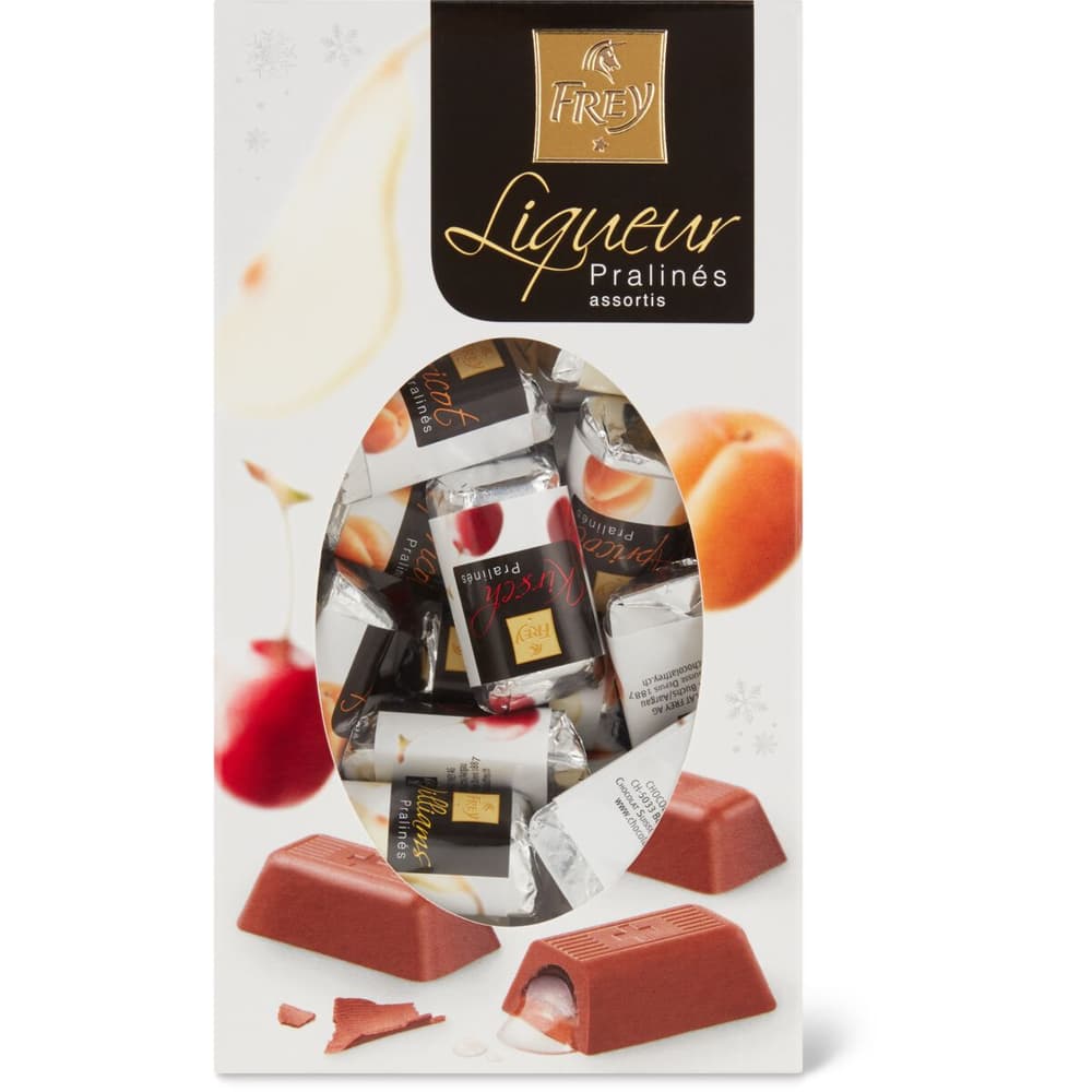 Frey · Pralinen assortiert · Kirsch - Williambirne - Aprikose • Migros ...