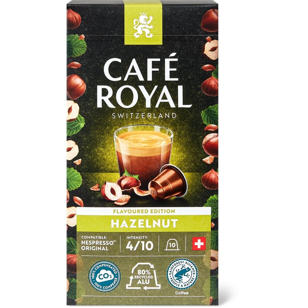 Achat Café Royal · Capsules de café en aluminium · noisette