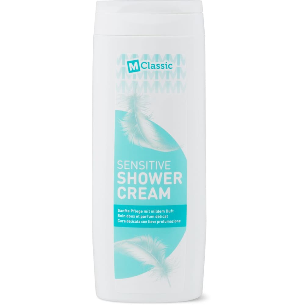 MClassic · Shower cream · Gentle care and delicate fragrance • Migros