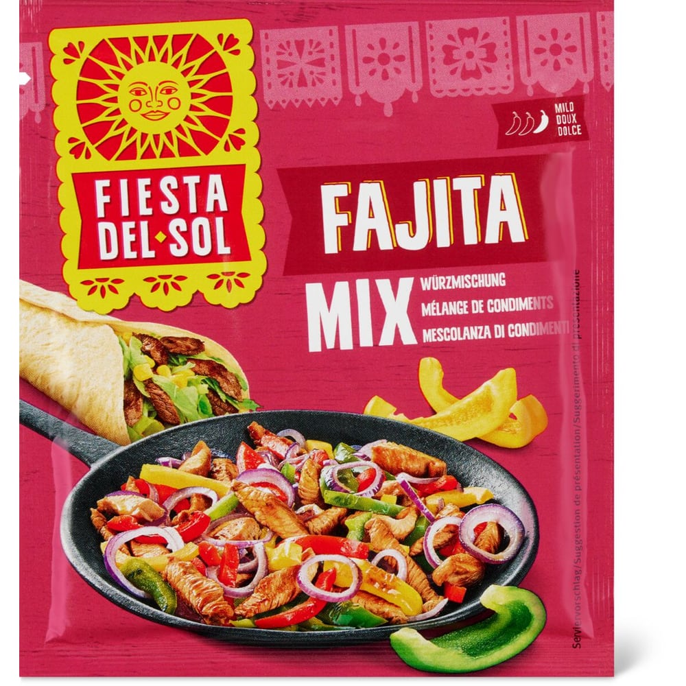 Fiesta Del Sol W Rzmischung F R Fajitas Mild Migros