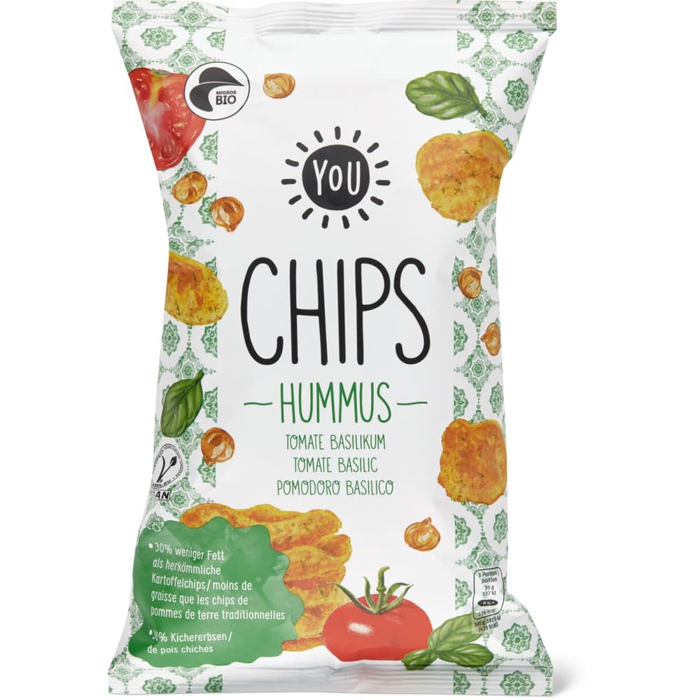 You · Chips hummus · Tomate Basilikum • Migros