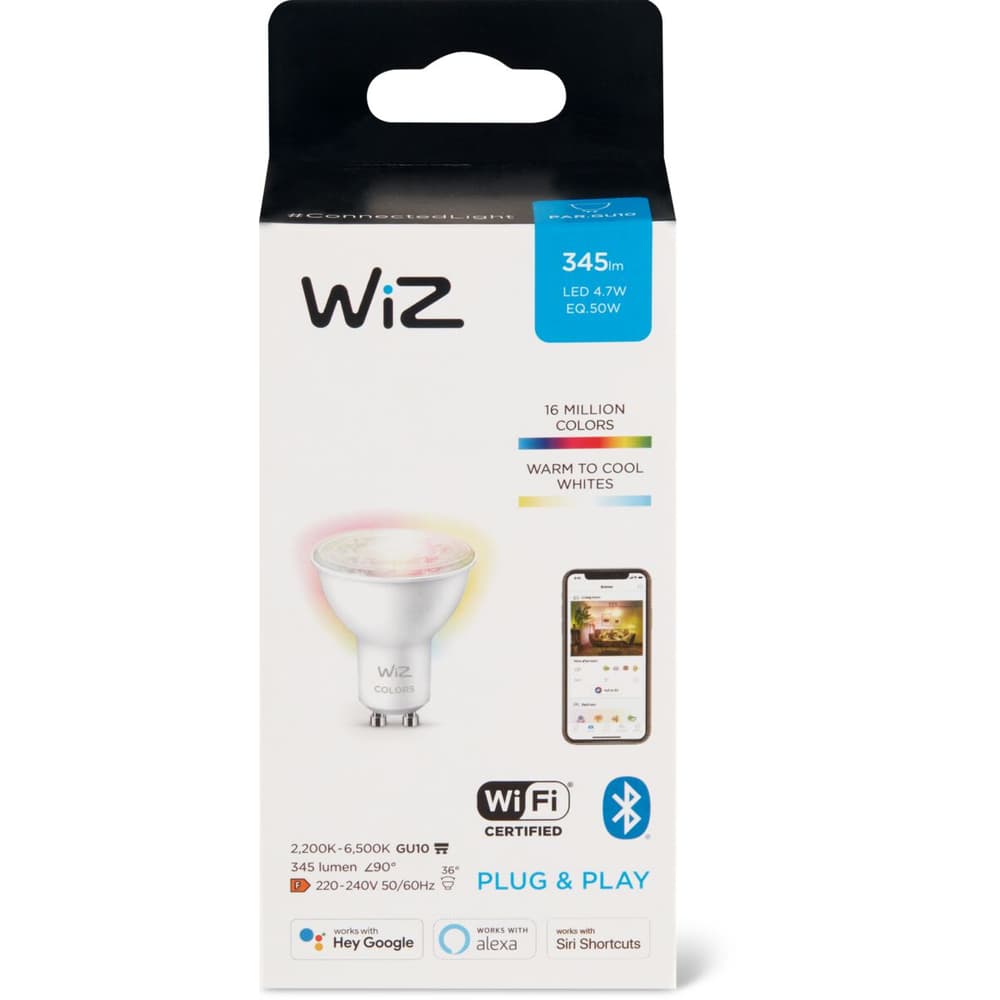 lampadaLED smart RGB 50W GU10 • Migros