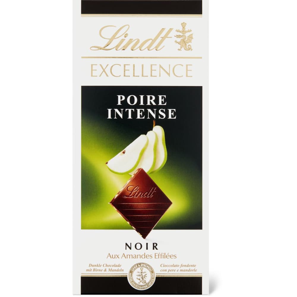 Carrés chocolat noir Excellence Lindt - Boîte distributrice de 1 kg - 100  pièces sur