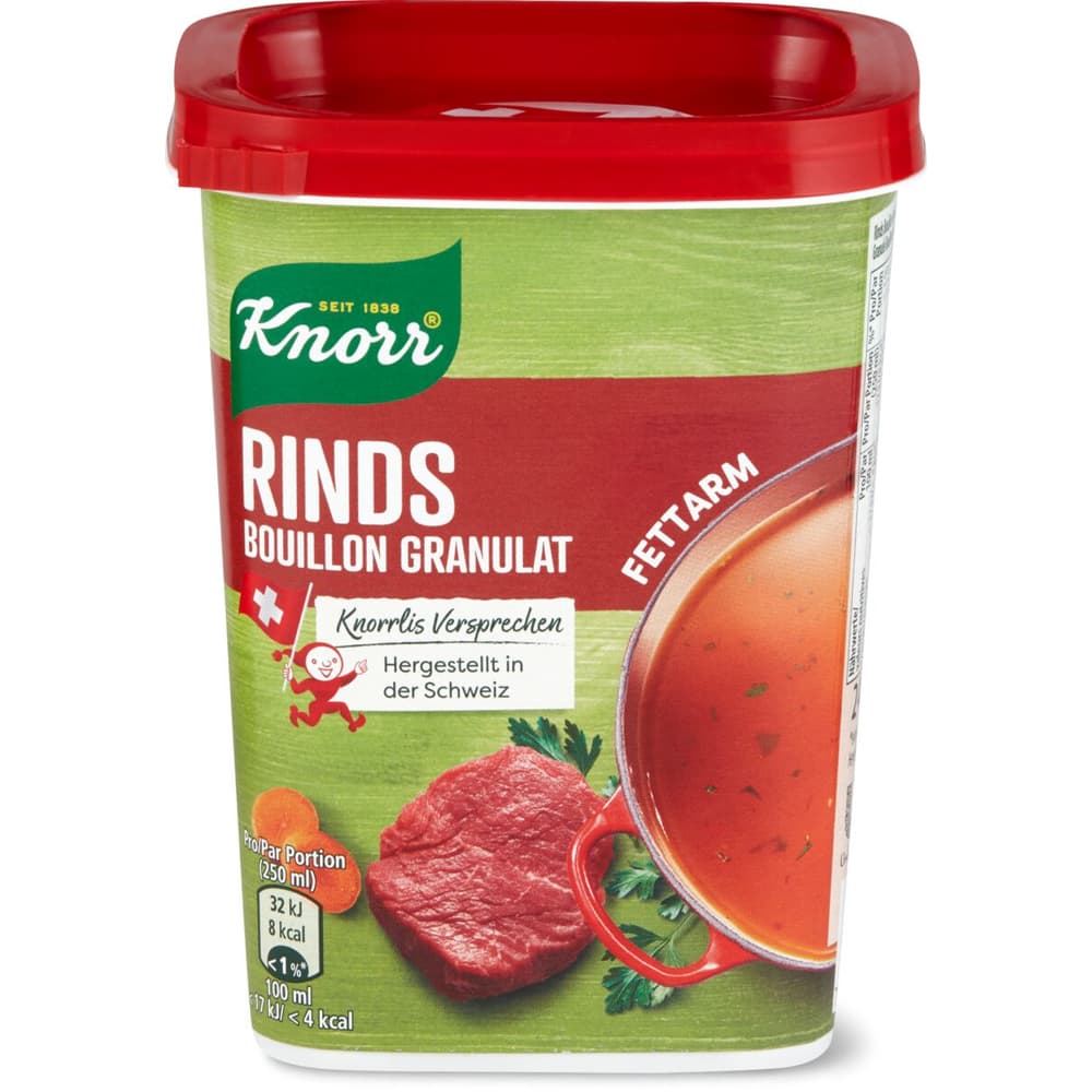 Knorr · Rindsbouillon · Granulat • Migros