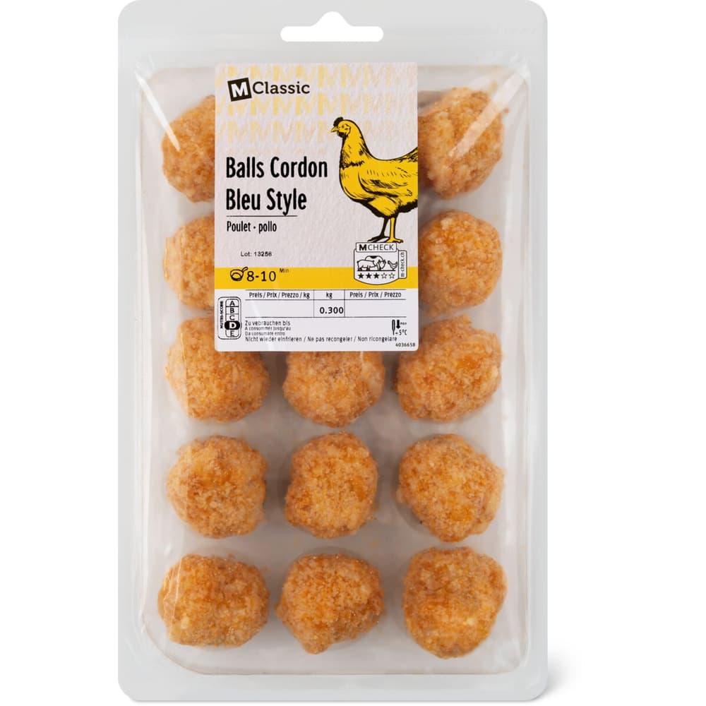 M-Classic Poulet Cordon Bleu Balls • Migros