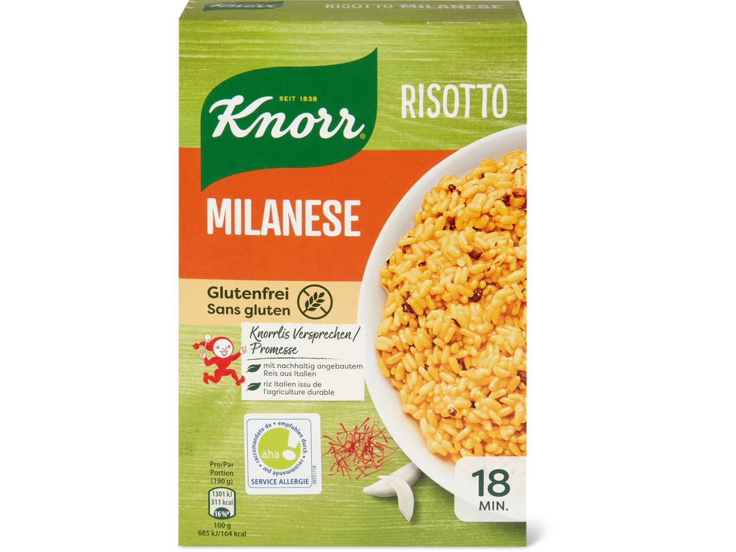Kaufen Knorr aha! · Risotto Milanese • Migros
