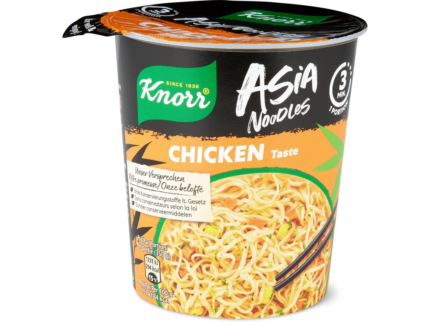 Knorr Asia Noodles · Instant Nudel · Chicken Taste • Migros
