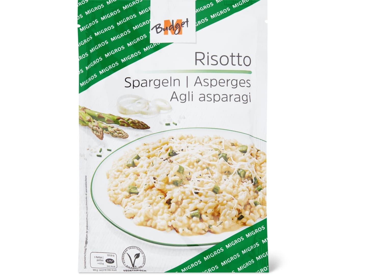 Achat M Budget · Risotto · Asperges • Migros 