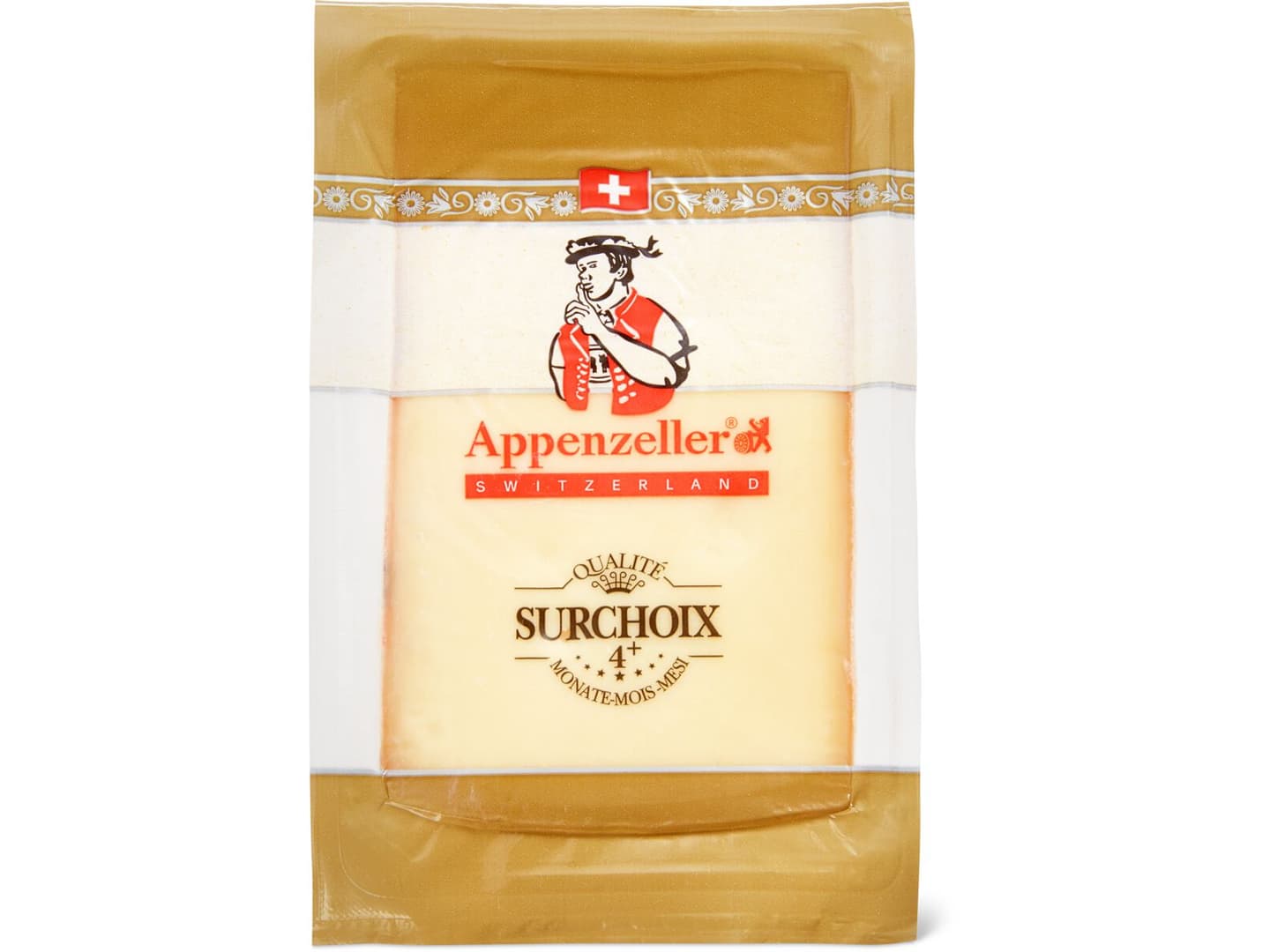 Achat Appenzeller Surchoix · Fromage Suisse à Pâte Mi Dure Gras Au Lait Cru • Migros 