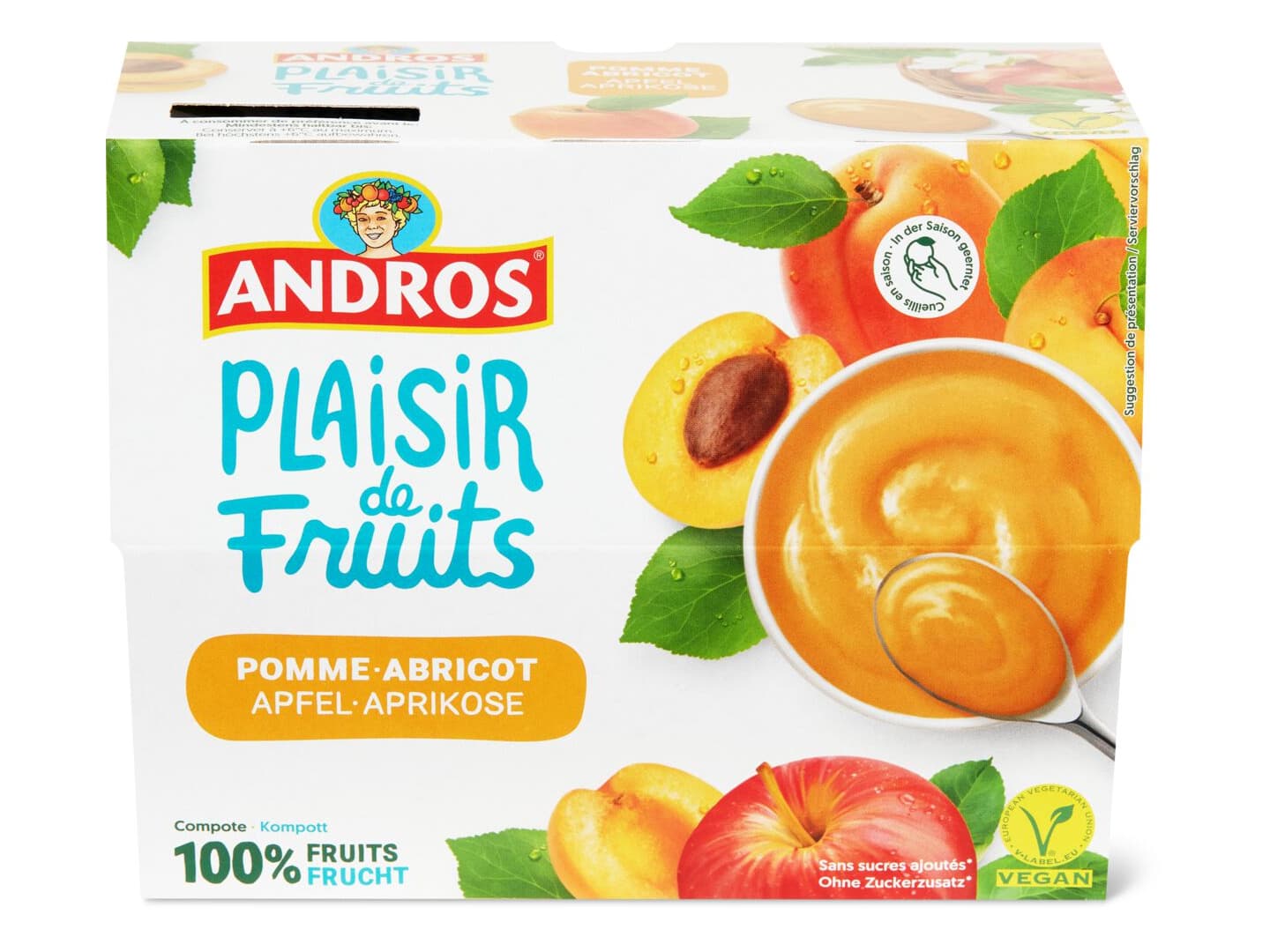 Achat Andros · Compote · Pomme & Abricot • Migros