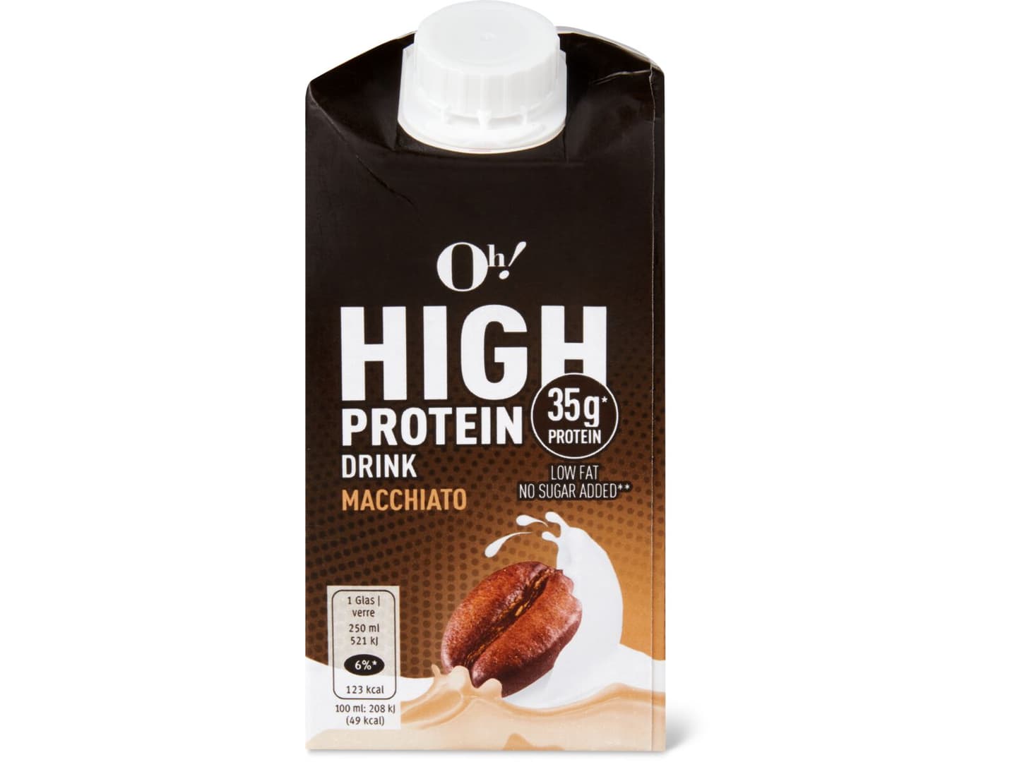 Kaufen Oh! · High Protein Drink · Macchiato, laktosefrei • Migros