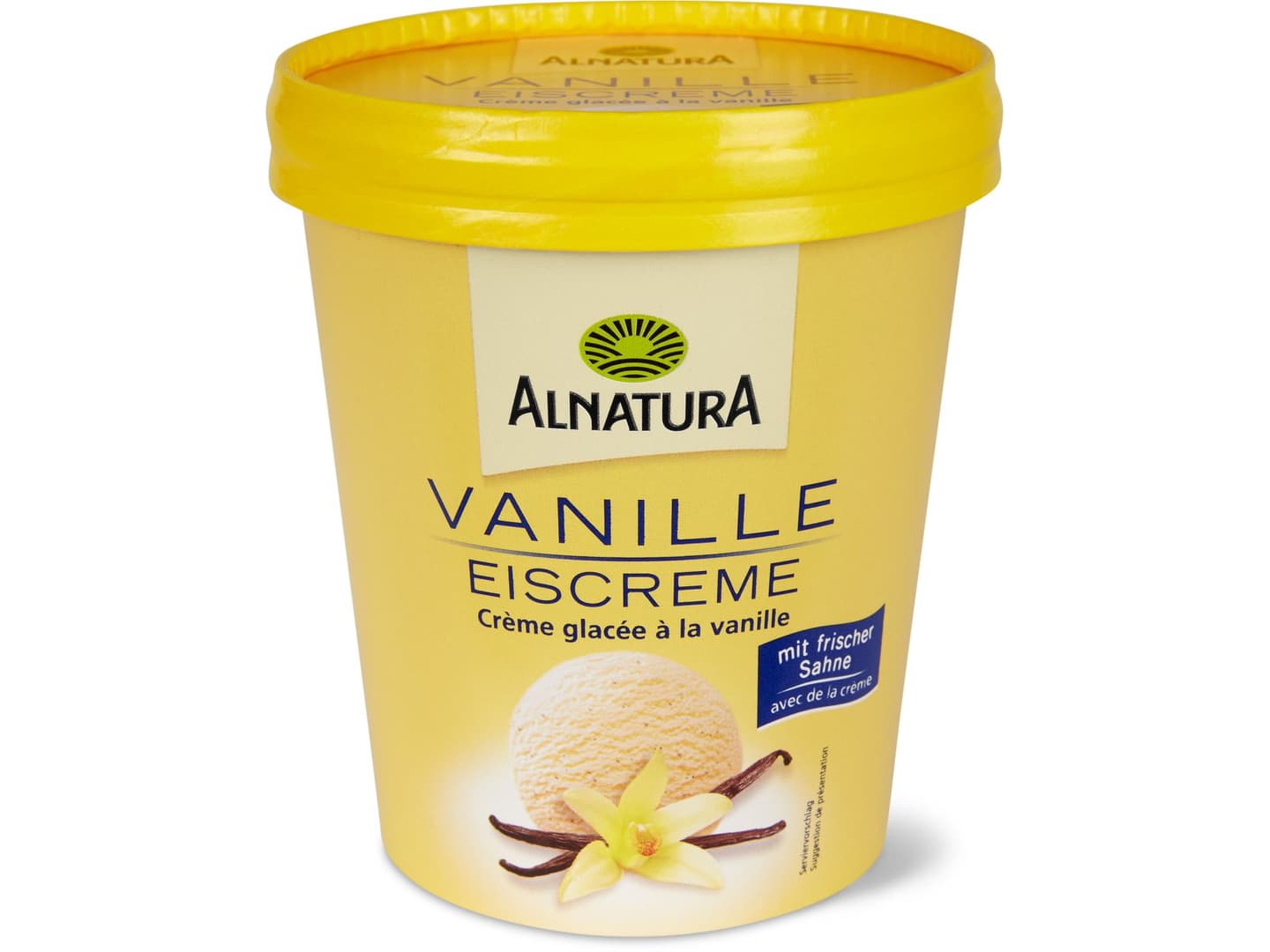 Alnatura · Vanille Eiscreme · mit frischer Sahne • Migros