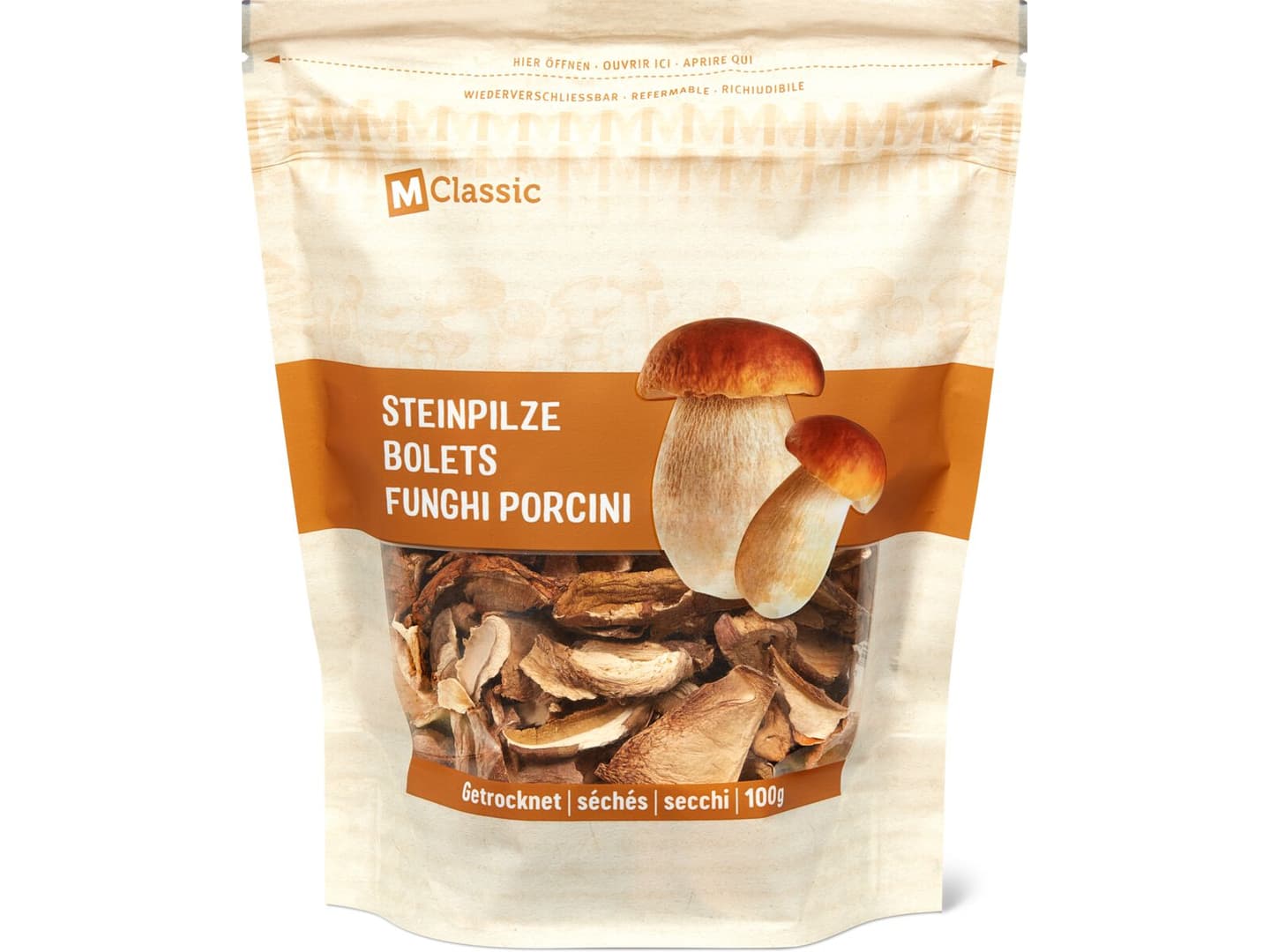Kaufen M-Classic · Steinpilze getrocknet • Migros