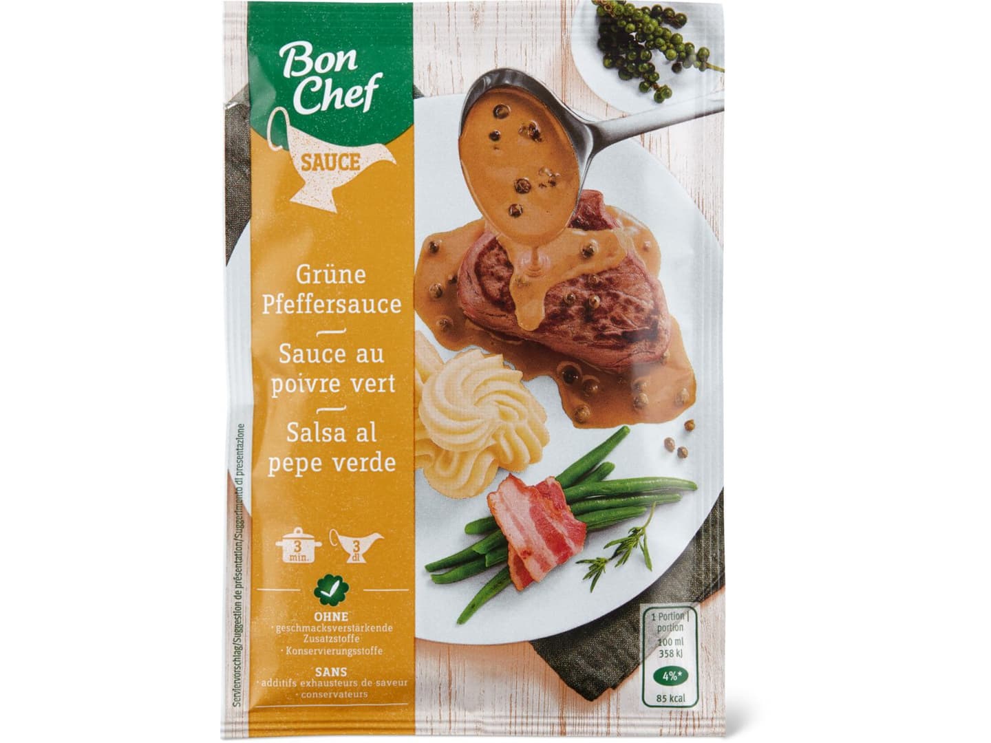 Kaufen Bon Chef · Grüne Pfeffersauce vegetarisch · Grüne Pfeffersauce ...