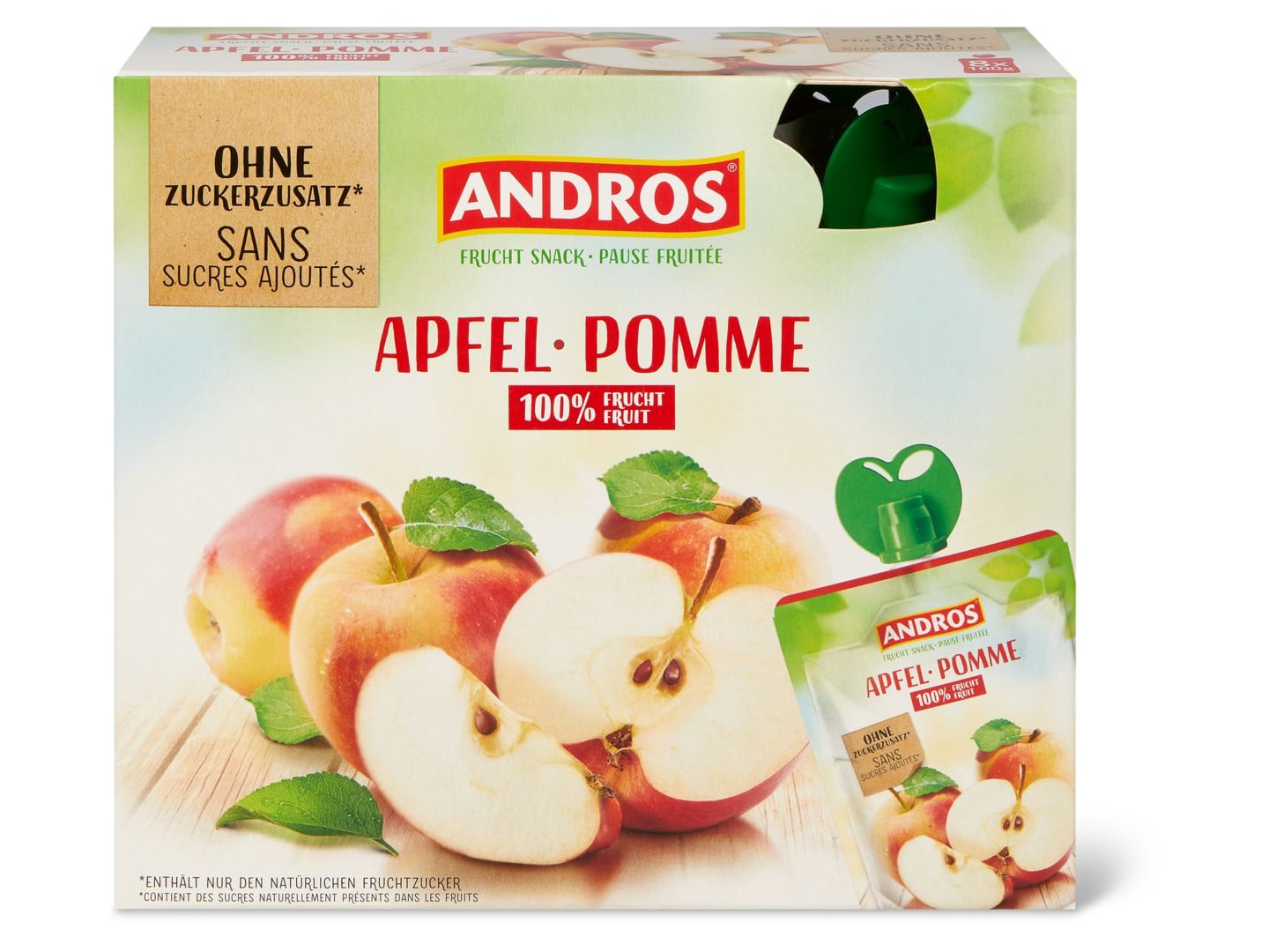 Achat Andros · Compote en gourde · Pomme • Migros