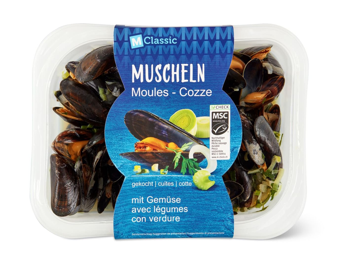 M Classic Msc Muscheln Gekocht Mit Frischem Gem Se Migros