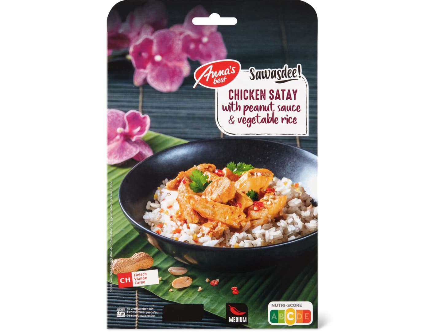 Kaufen Anna's Best · Chicken Satay · with peanut sauce & vegetable rice