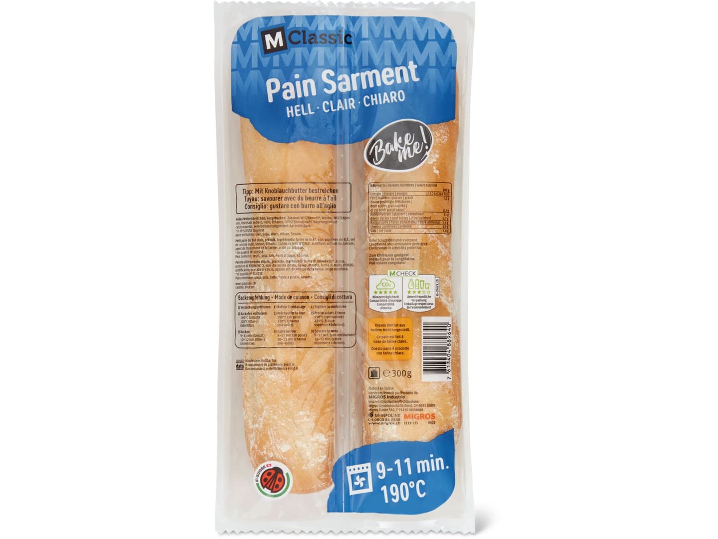 Acquista M Classic Ip Suisse Pane Bianco Di Frumento Precotto Migros