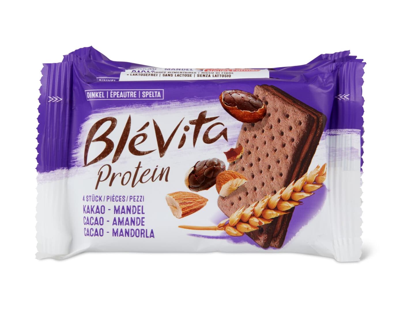 Kaufen Blévita Protein · Gefüllte Dinkelgebäck · Kakao Mandel • Migros