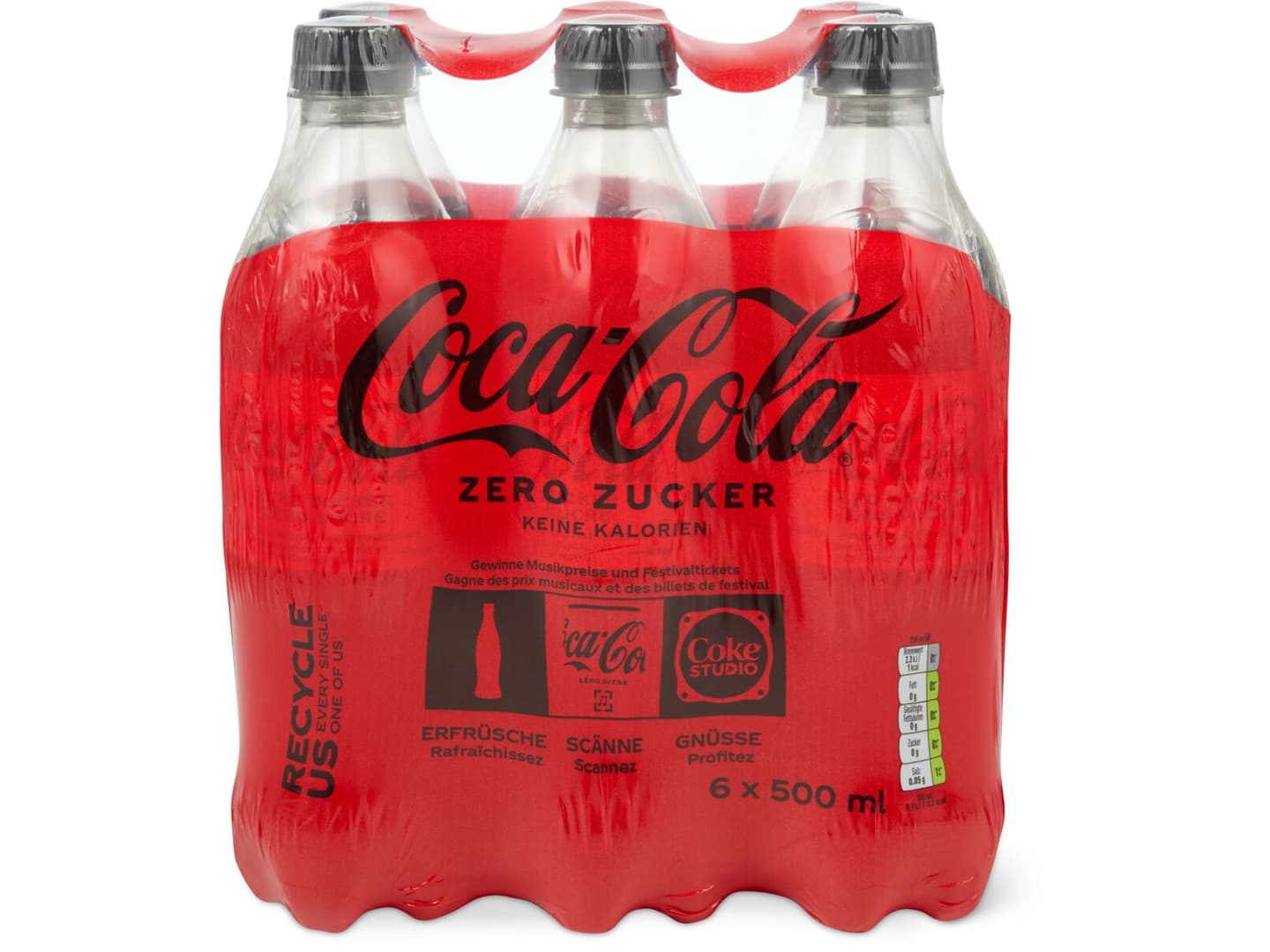 CocaCola Zero · Softdrink · kalorienfrei • Migros