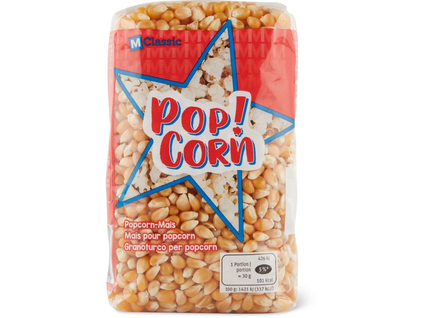 MClassic · Popcorn Mais • Migros
