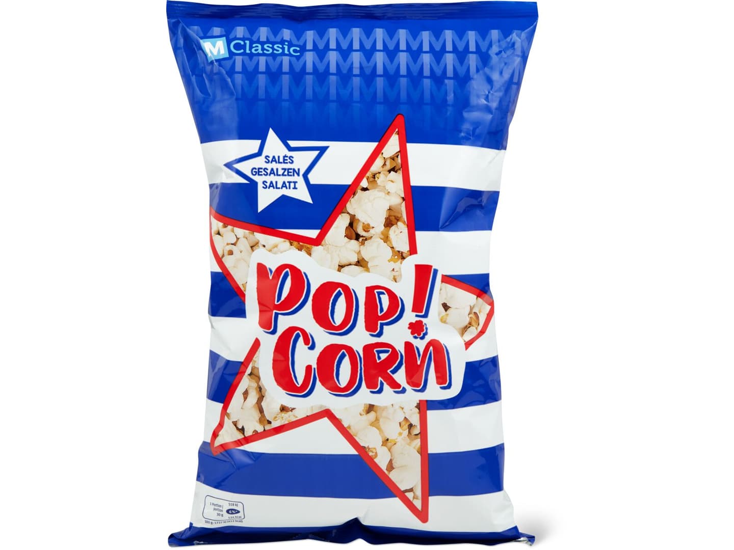 Achat MClassic · Popcorn · Salé • Migros