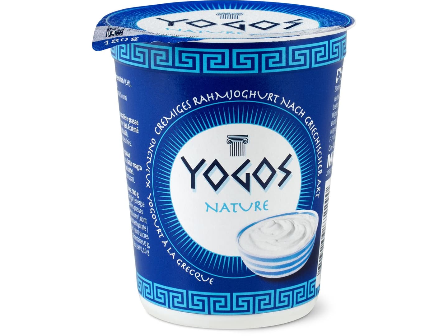 Yogos · Greek style cream yogurt · Classic • Migros