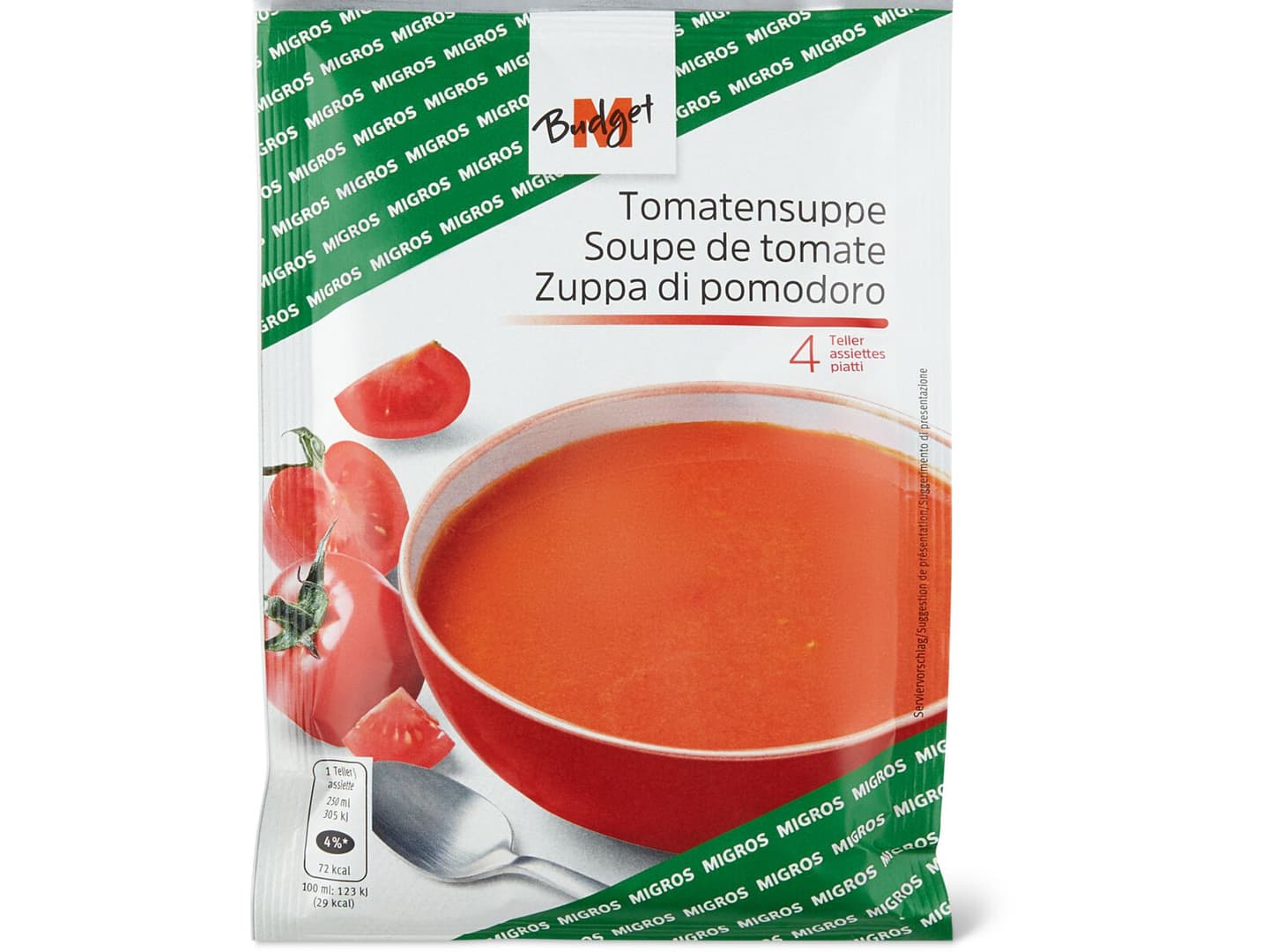 Kaufen M-Budget · Tomatensuppe • Migros