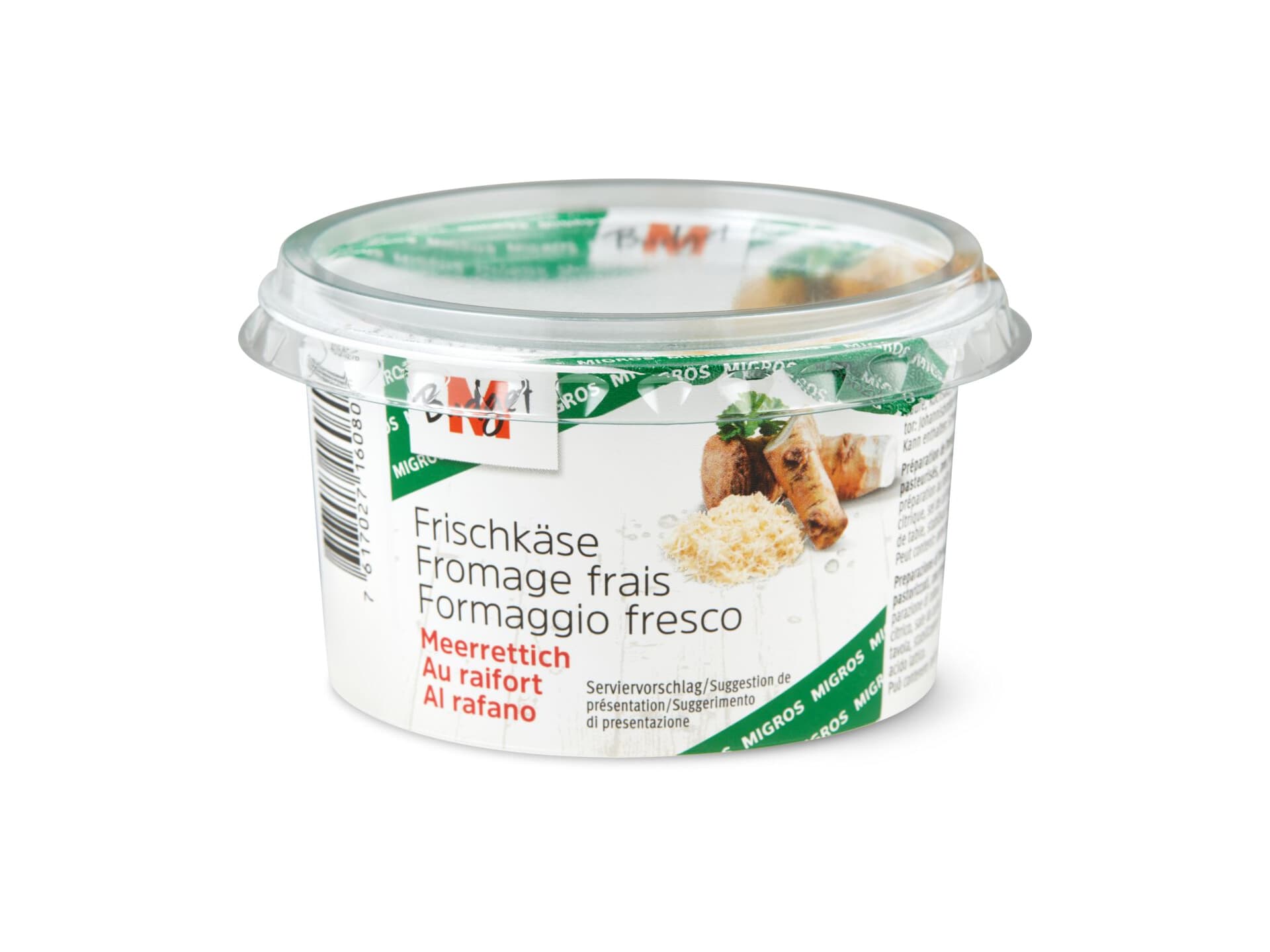 Achat M Budget · Fromage Frais · Au Raifort • Migros 