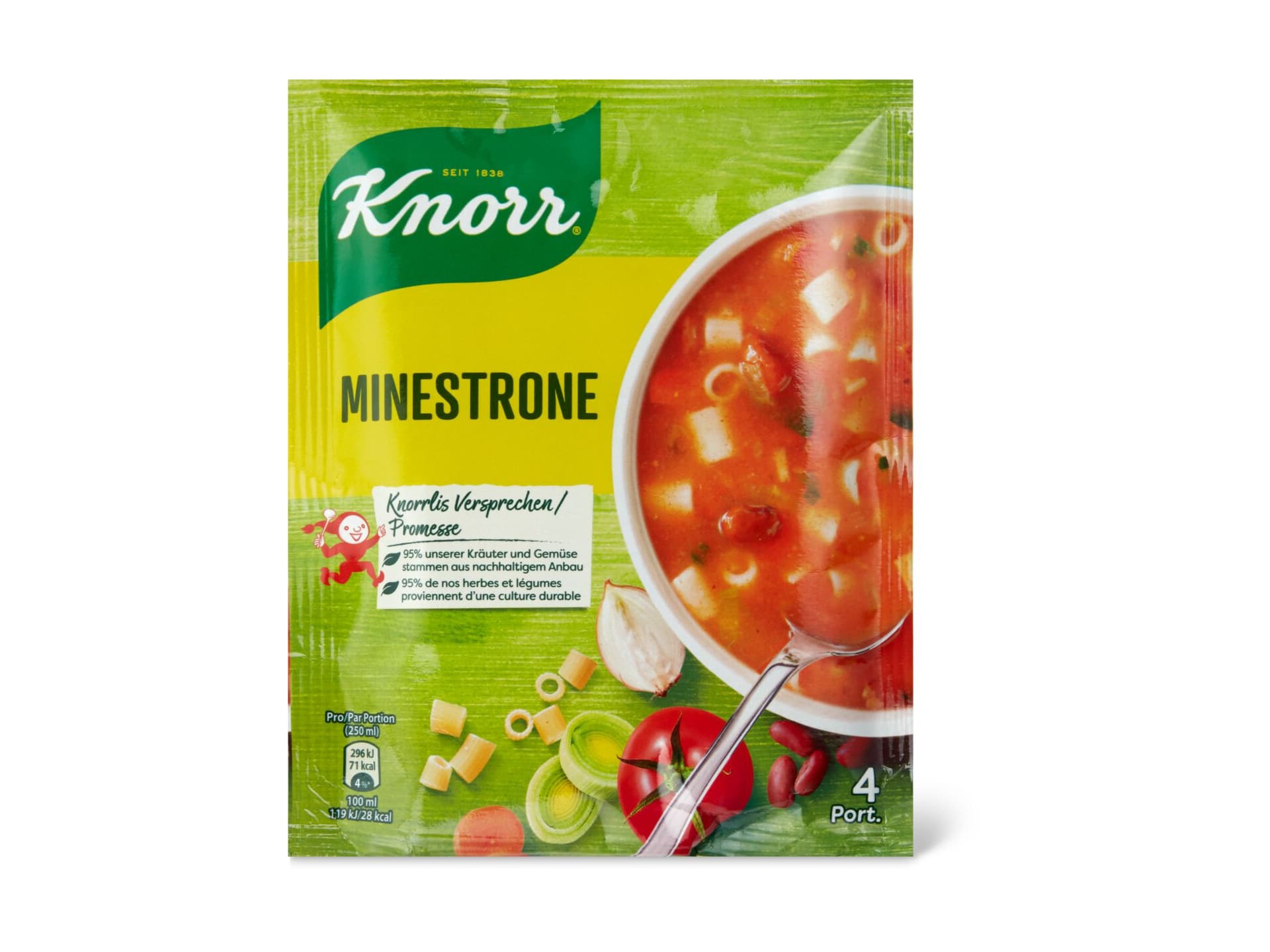 Kaufen Knorr · Minestrone Suppe mit Gemüse • Migros