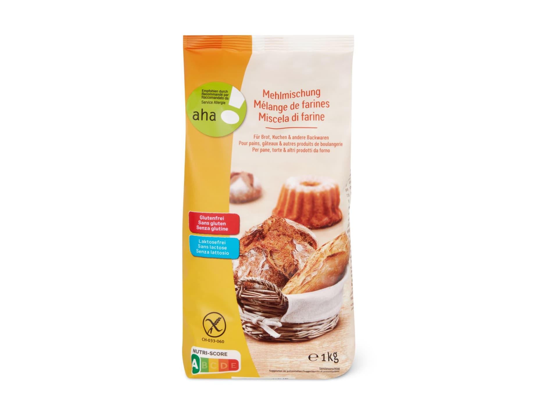 Buy aha! · Flour mixture glutenfree • Migros
