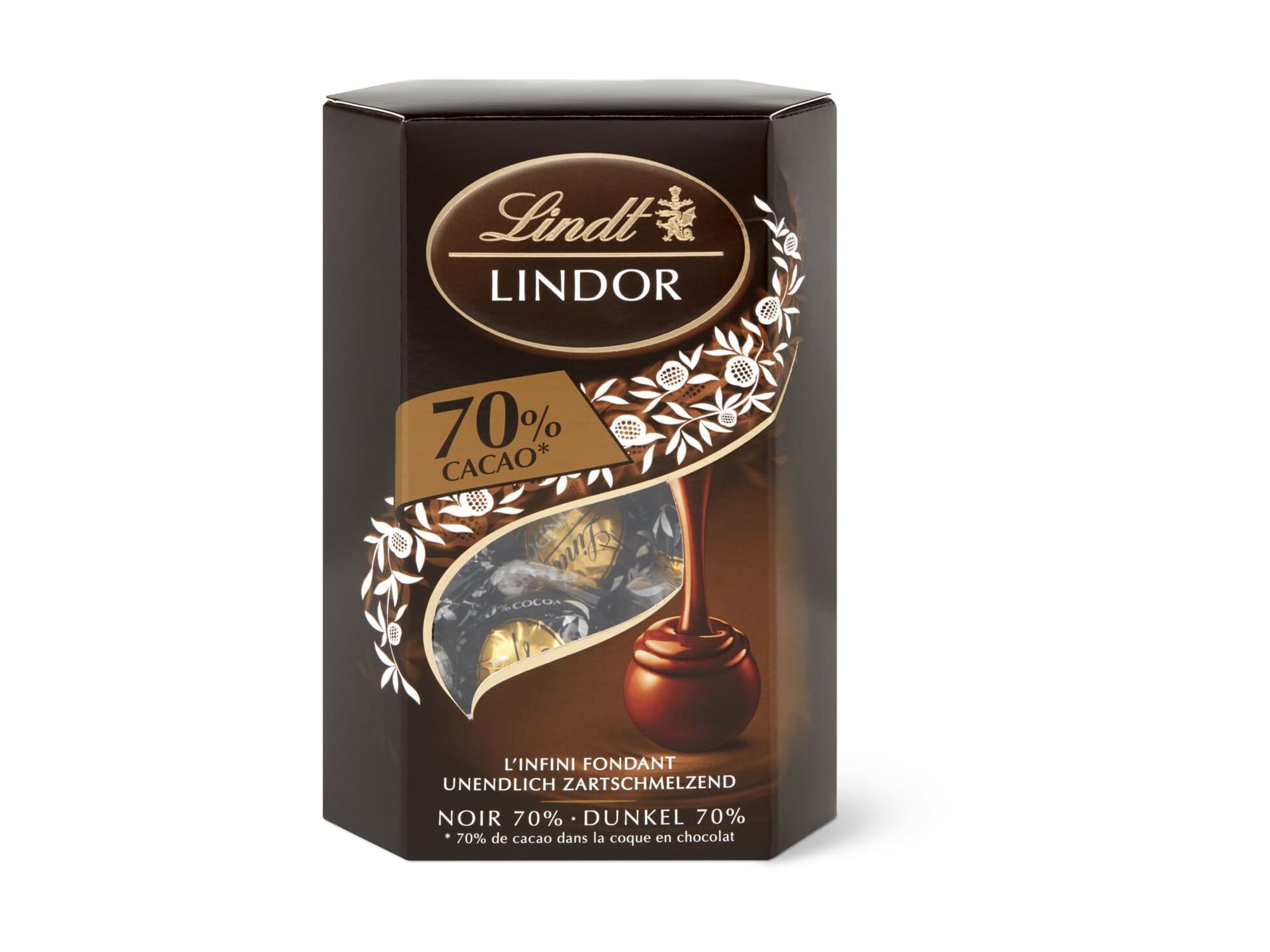 Kaufen Lindt Lindor · Kugeln · Dunkel 70% Kakao • Migros