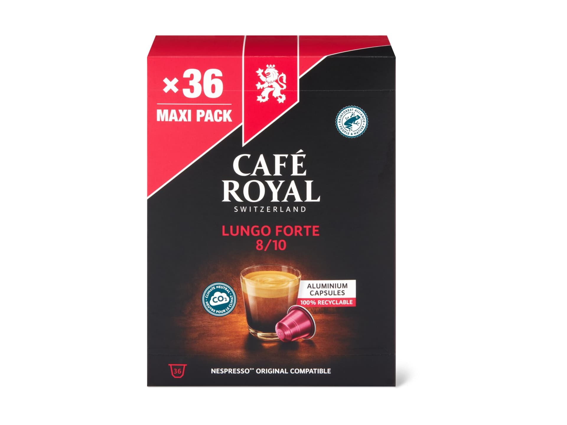 Achat Café Royal · Capsules De Café En Aluminium · Lungo Forte ...