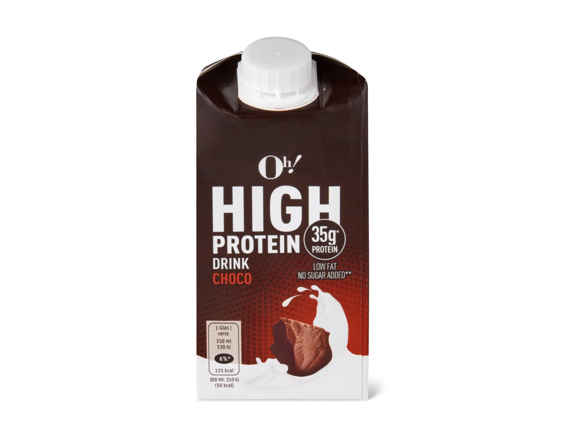 Achat Oh! · High Protein Drink · Chocolat, sans lactose • Migros