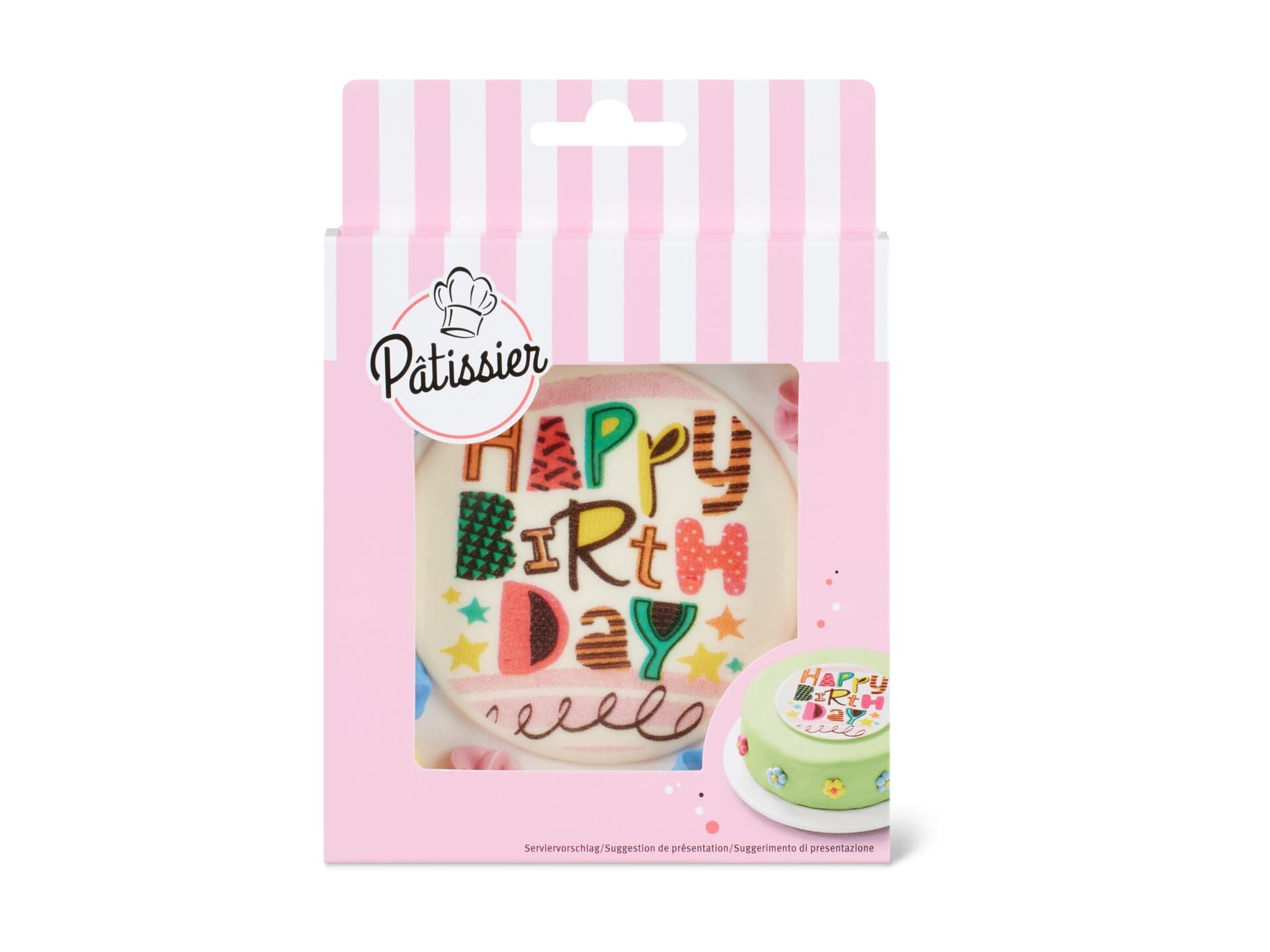 Patissier · Schild Geburstag • Migros