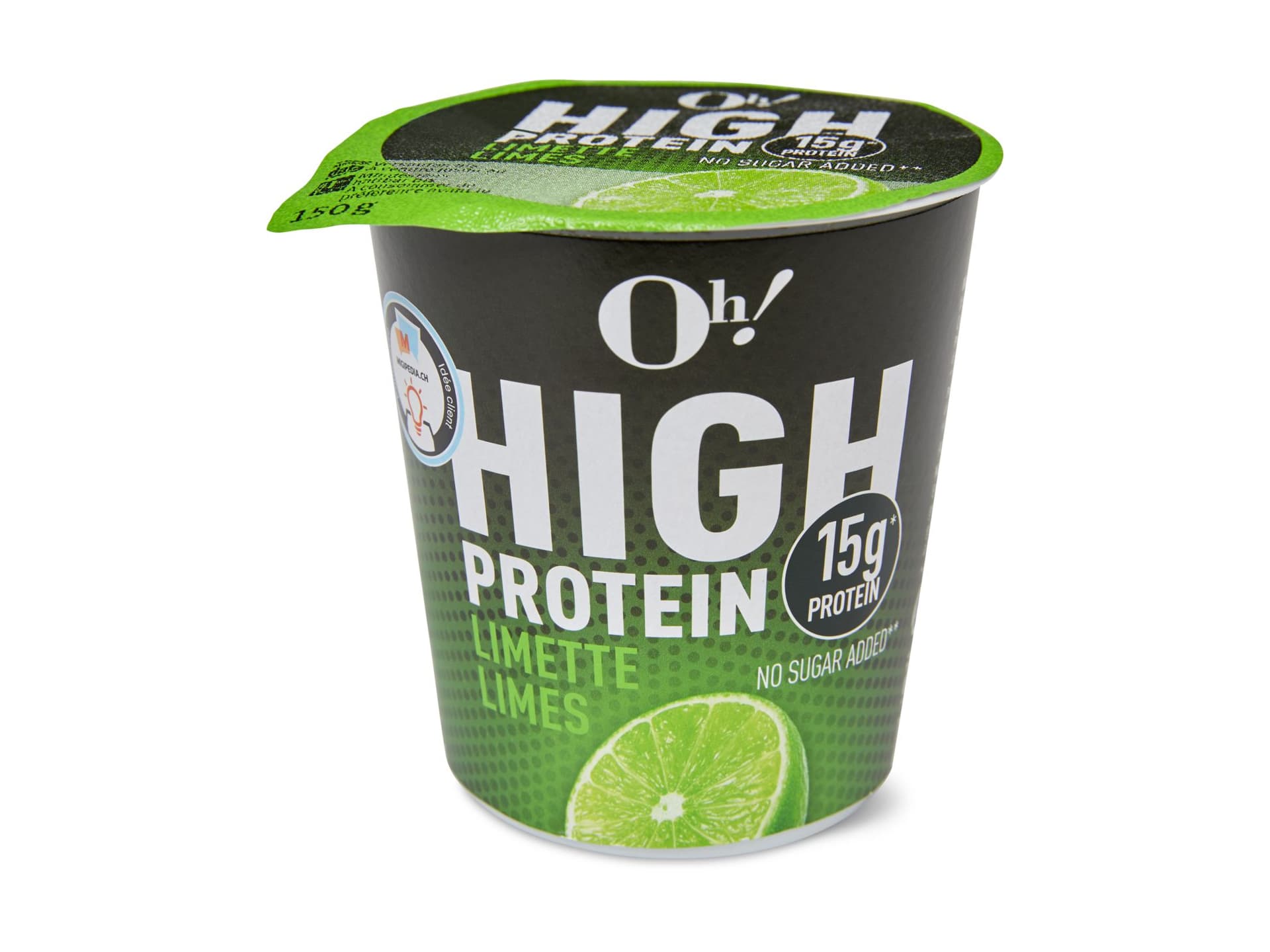 Kaufen Oh! · High Protein Magerquark · Limette • Migros Kaufen Oh! · High Protein Magerquark · Limette • Migros