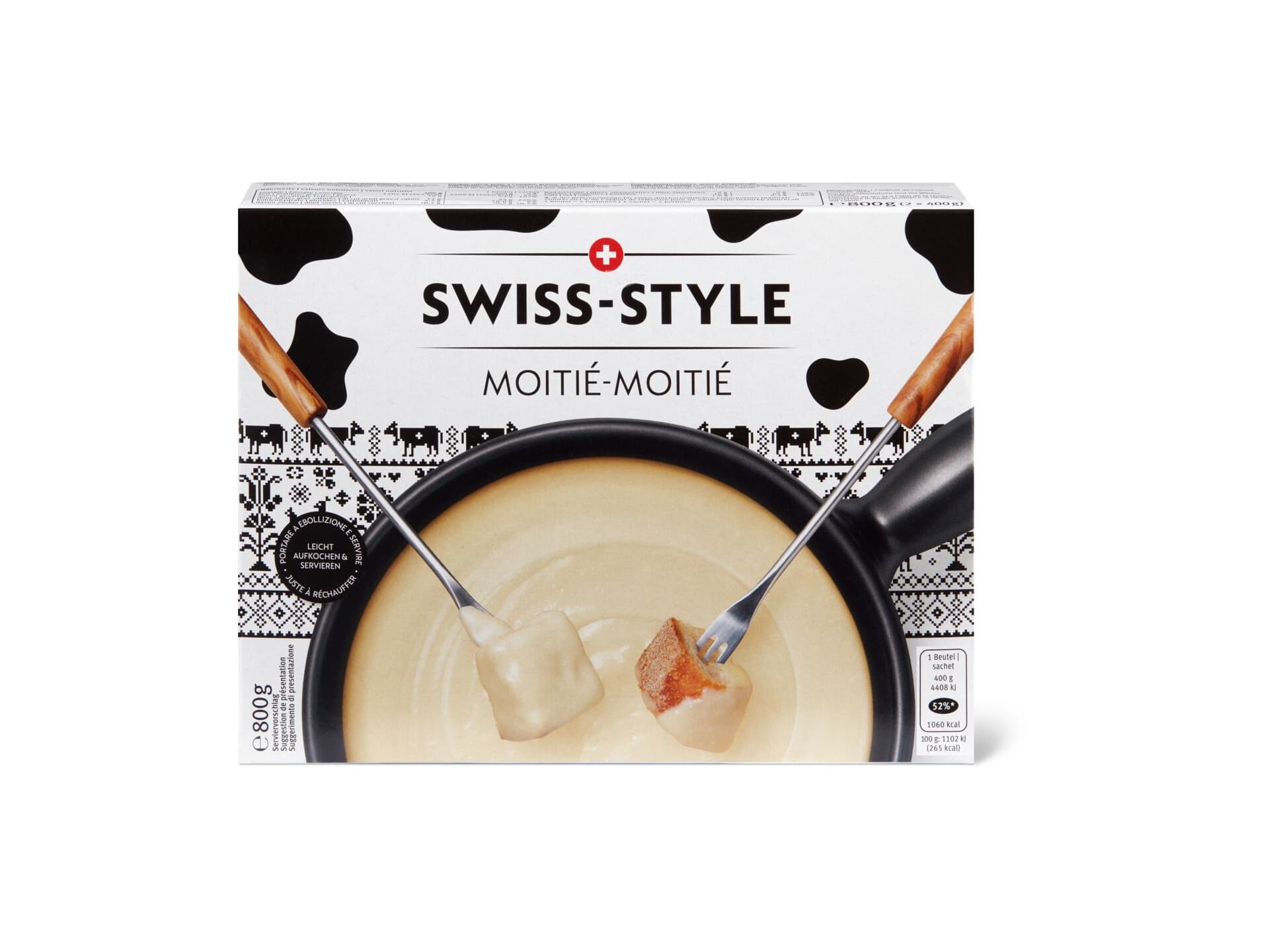 Achat Swiss Style Fondue · Fondue Moitié Moitié Prête à Lemploi · 50 Vacherin Fribourgeois 