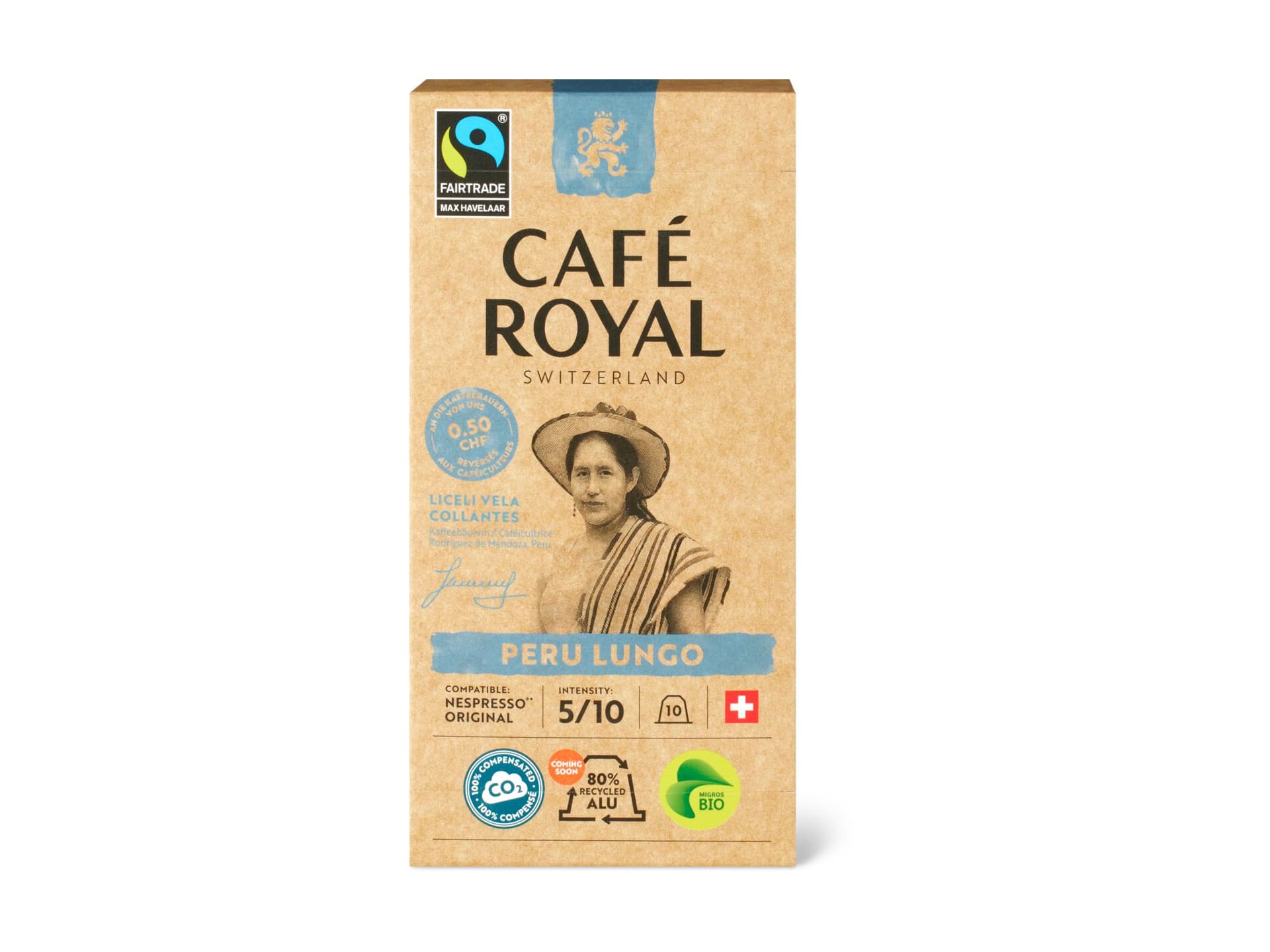 Achat Caf Royal Peru Capsules De Caf Bio Espresso Intensit