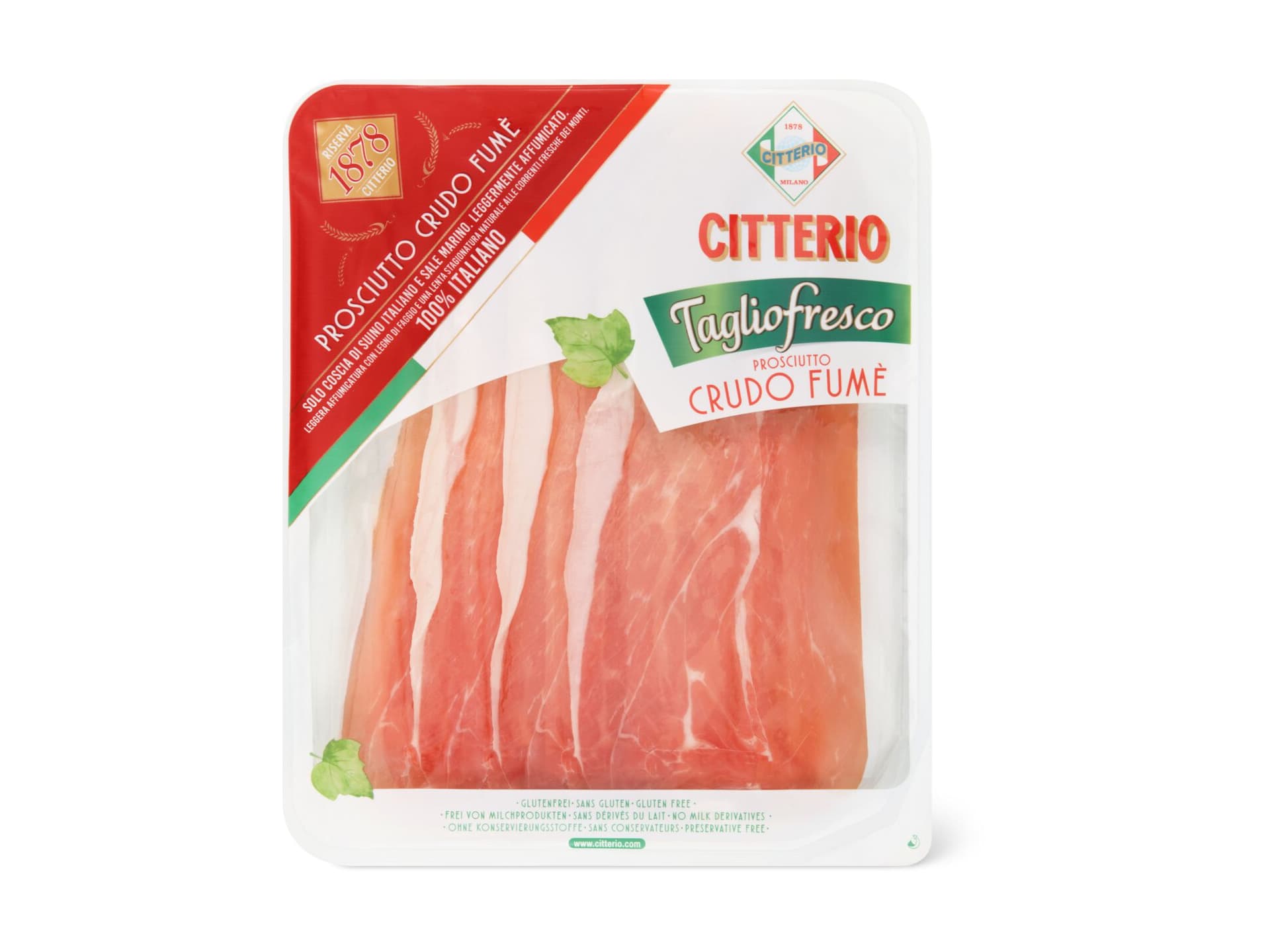 Buy Citterio · Smoked raw ham • Migros