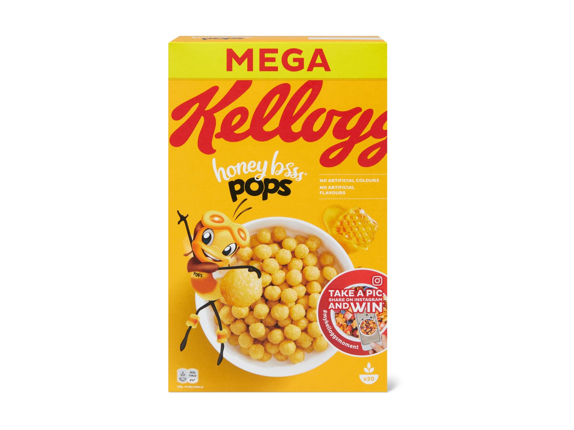 Kaufen Kelloggs Honey Bsss Pops · Knusprige Getreidekost Mit