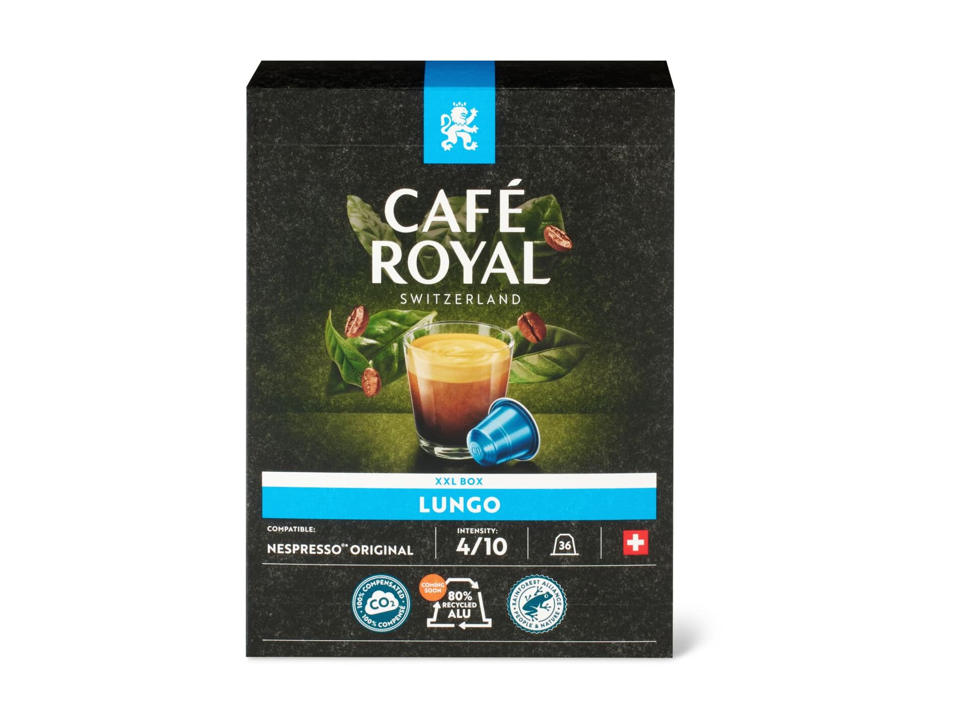 Kaufen Caf Royal Kaffee Kapseln Aus Aluminium Lungo Intensit T Migros