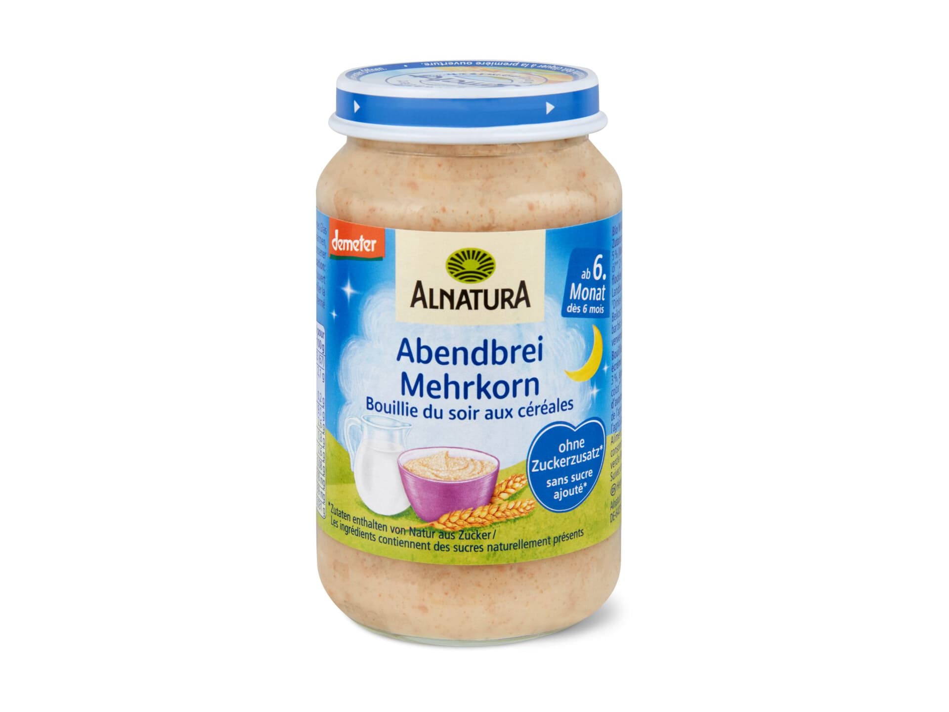 Achat Alnatura · Bouillie du soir aux céréales · Après 6 mois • Migros