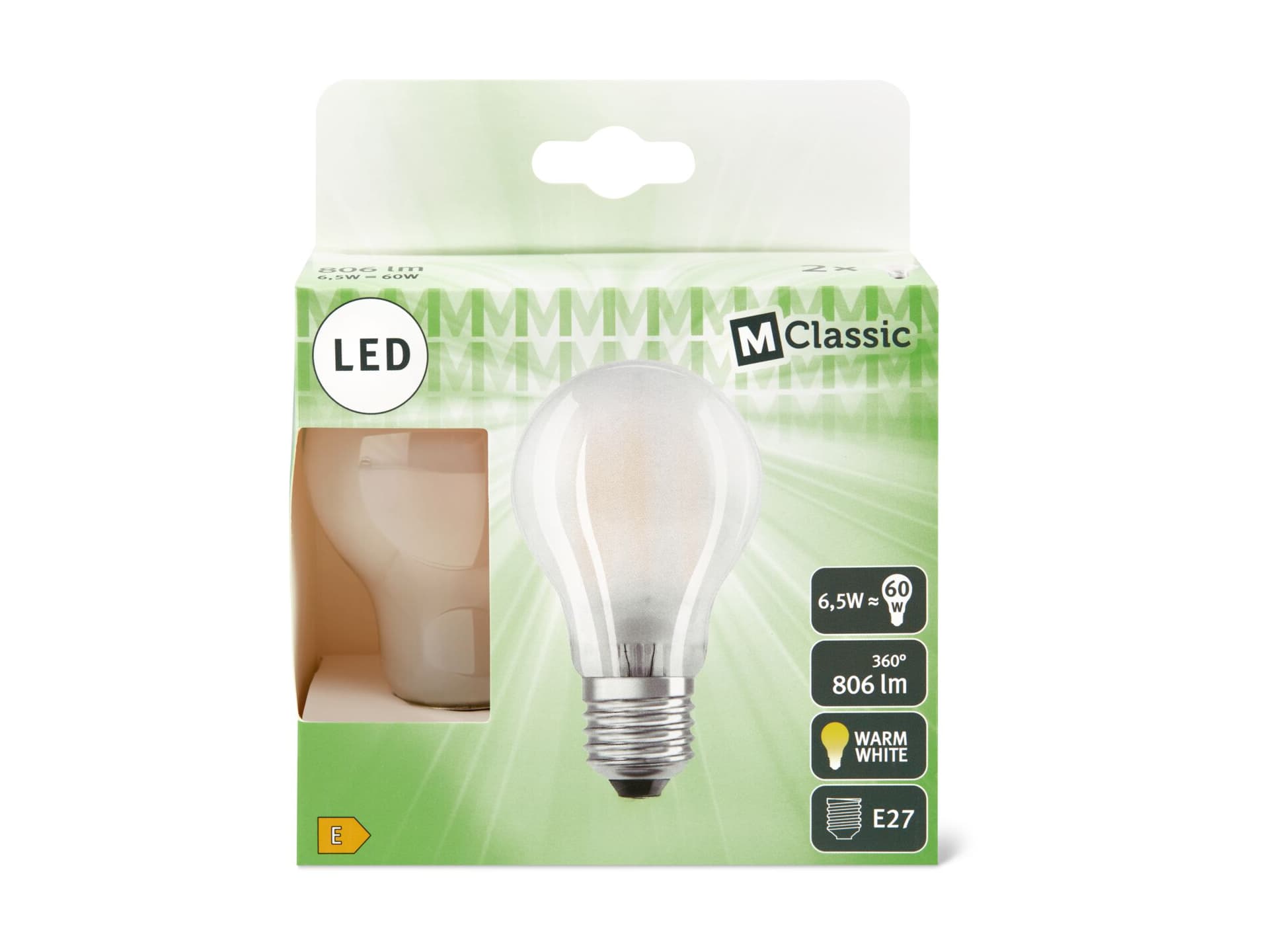 Buy MClassic Led · Light bulb · MATT A 60W E27 • Migros