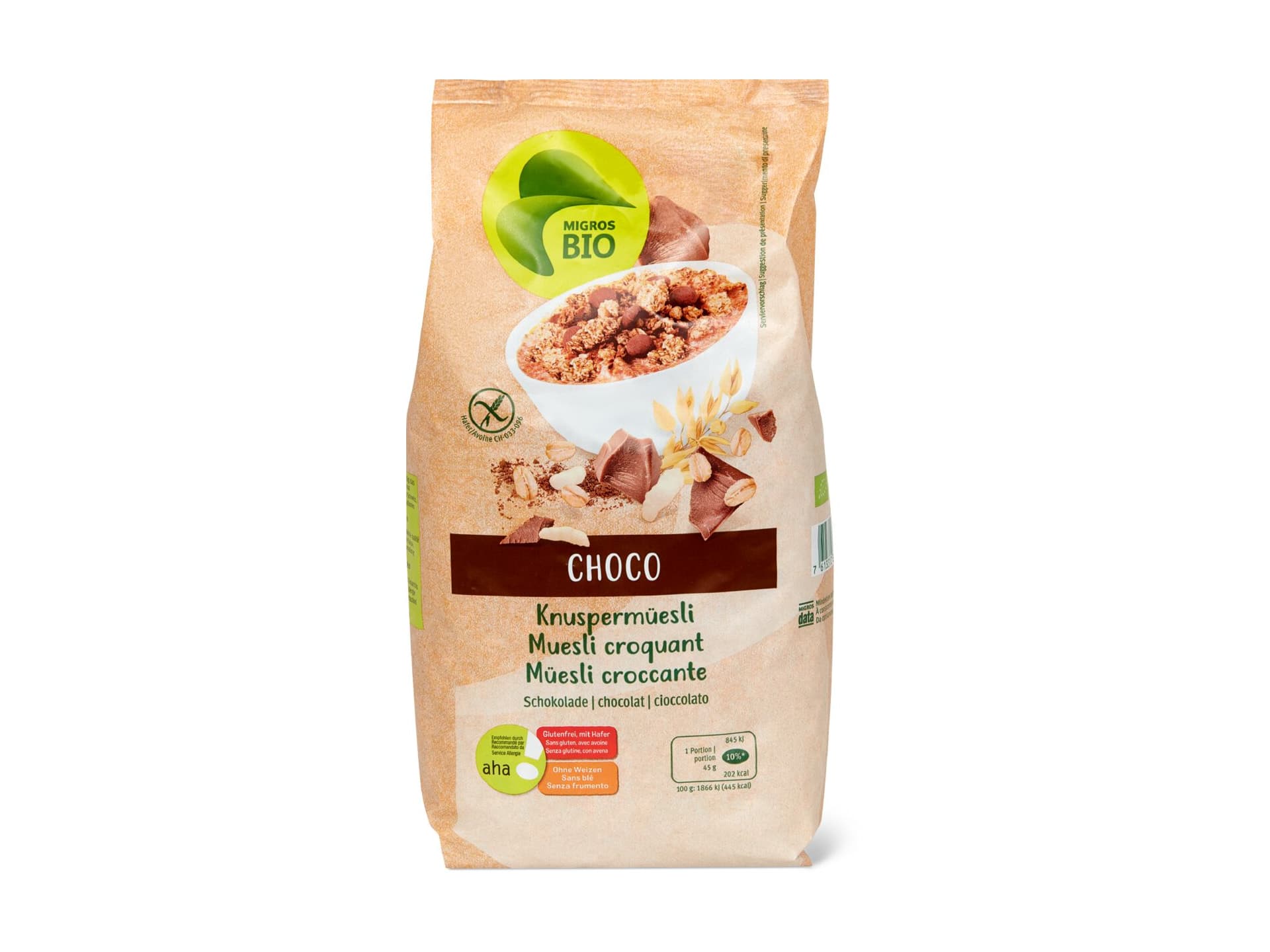 Achat Migros Bio Aha Muesli Croquant Chocolat Migros