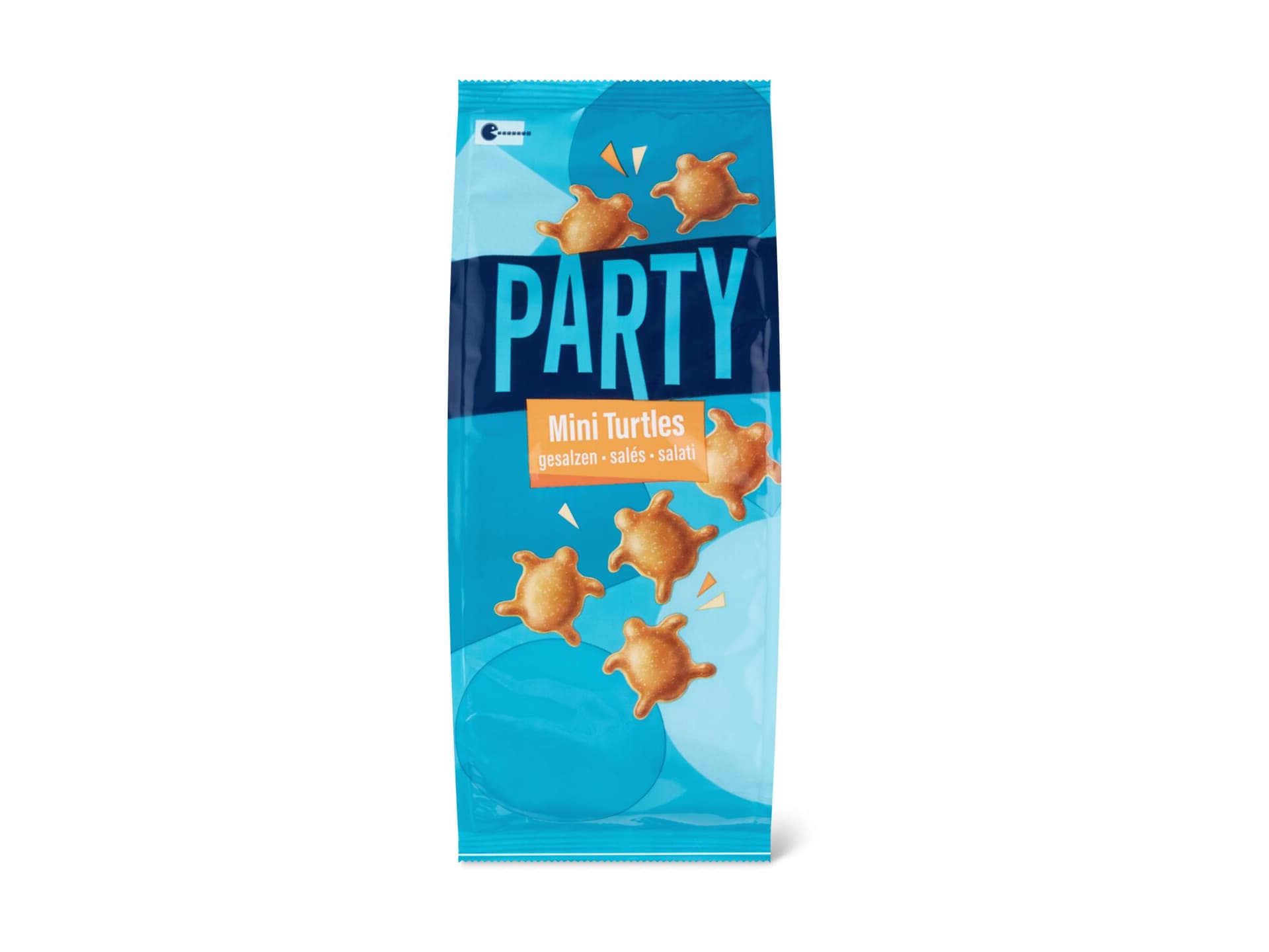 Party · Knuspriges Salzgebäck · Turtles Mini Snacks • Migros